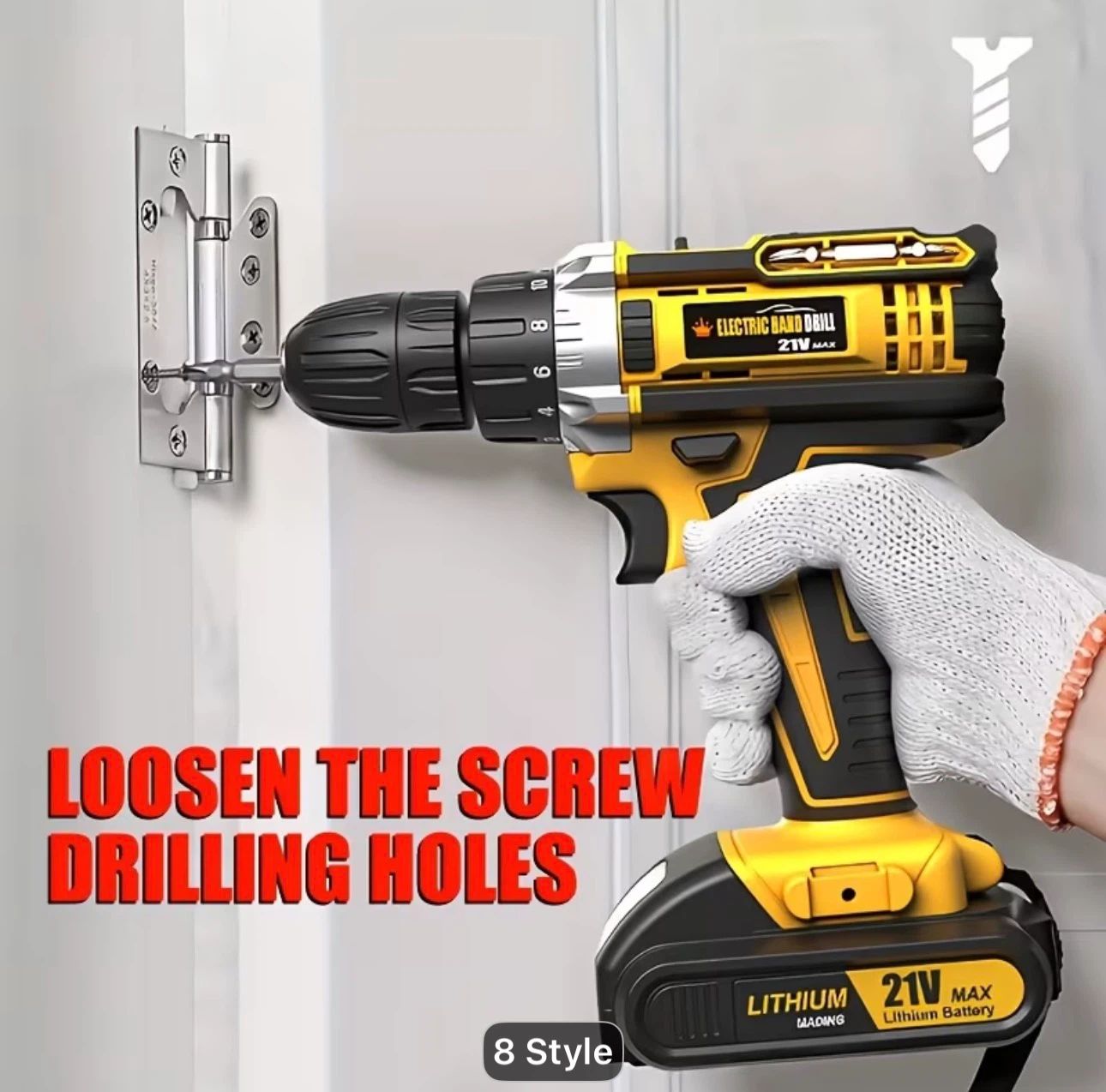 Lithium-ion Cordless Drill Set, Includes Battery and Charger - photo 2