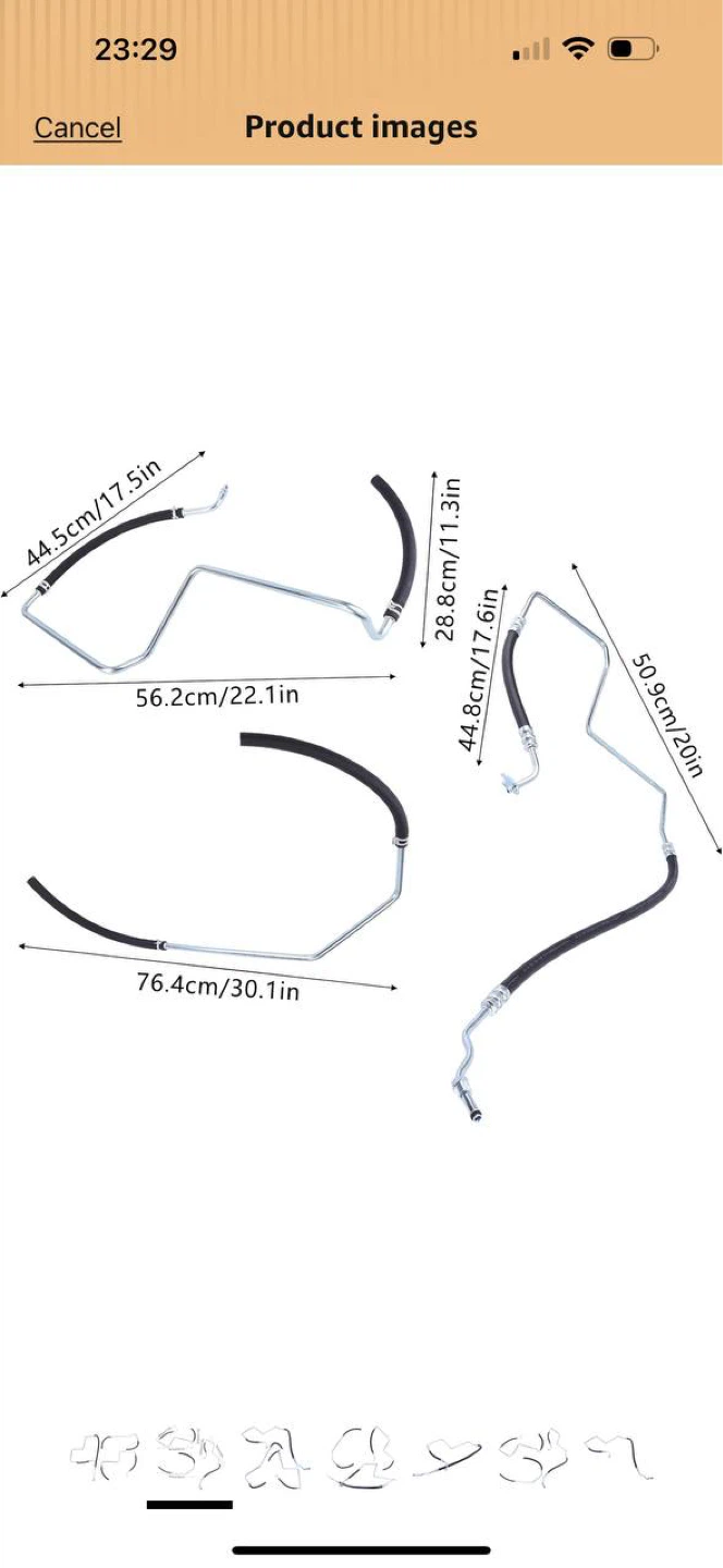Power Steering Hose Kit – Chevy Trailblazer / GMC Envoy / R - photo 2