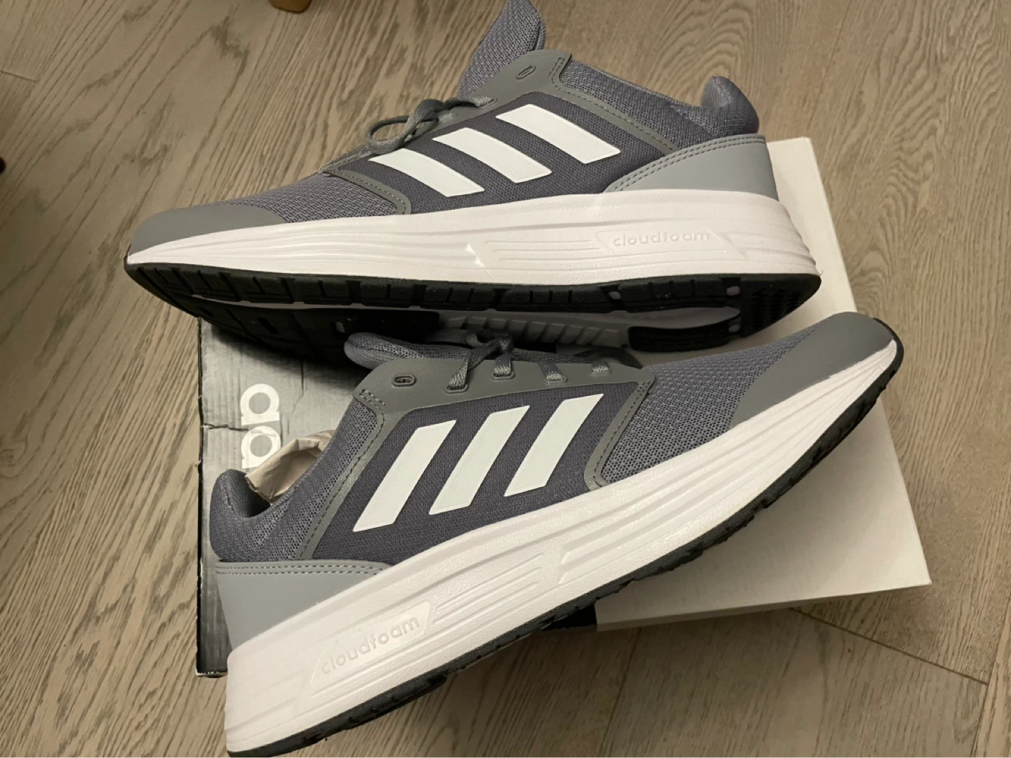 Adidas Cloudfoam Running Shoes - Grey ⚽