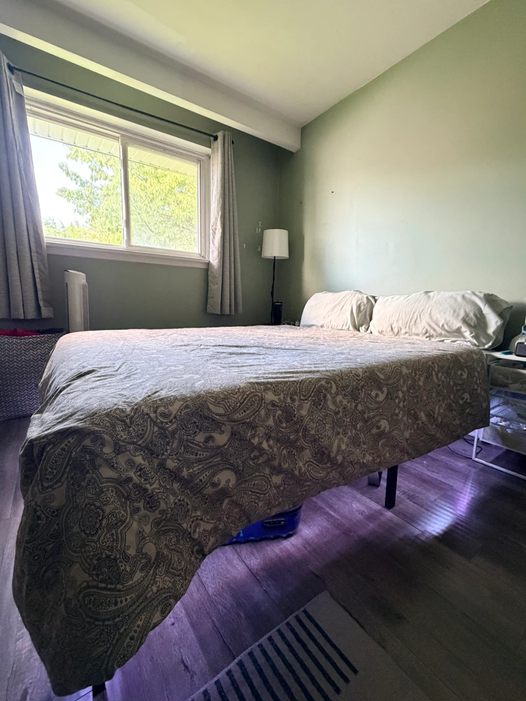 Queen size mattress & Bedframe