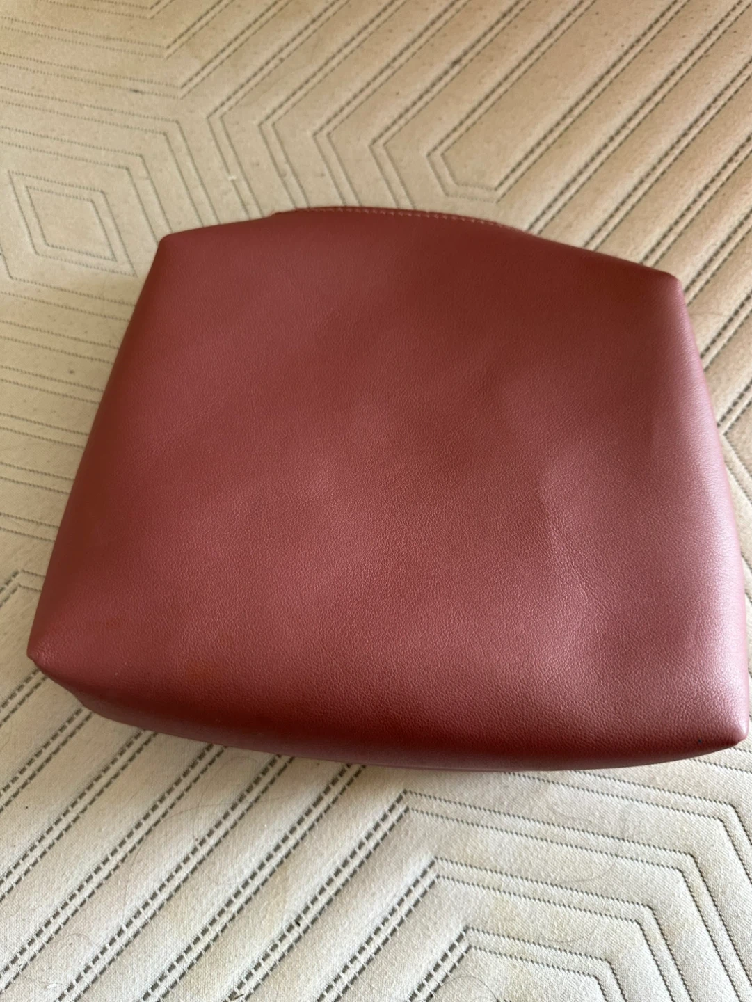Red Faux Leather Clutch Bag - photo 2