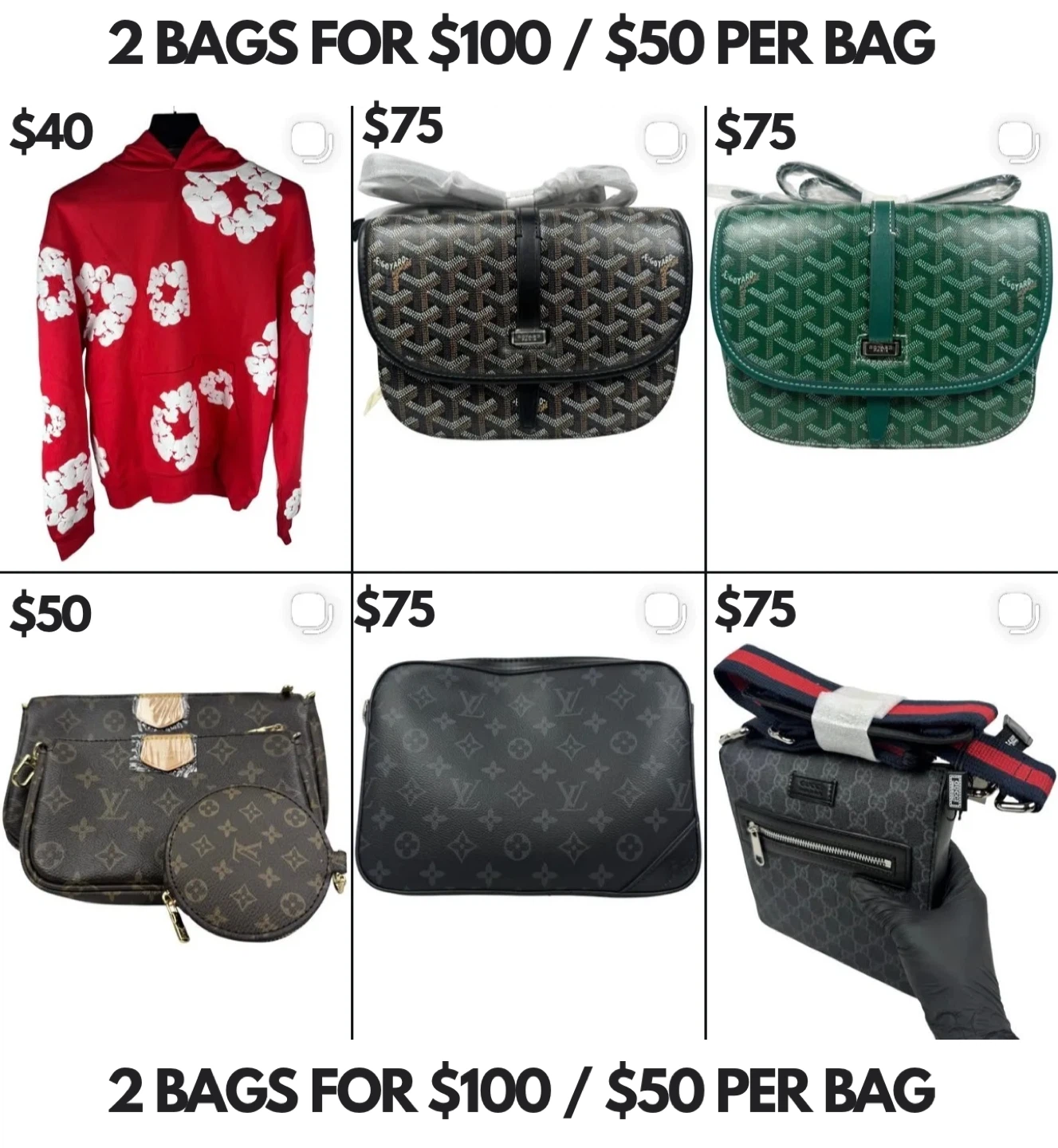 BAGS FOR SALE NEED GONE ASAP! DEALS DEALS