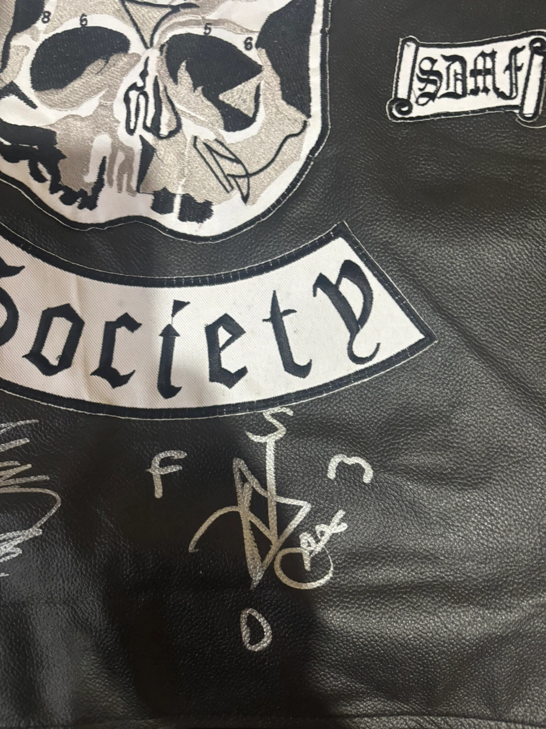 Black Label Society signed vest ZAAK,JD,FAbb - photo 3