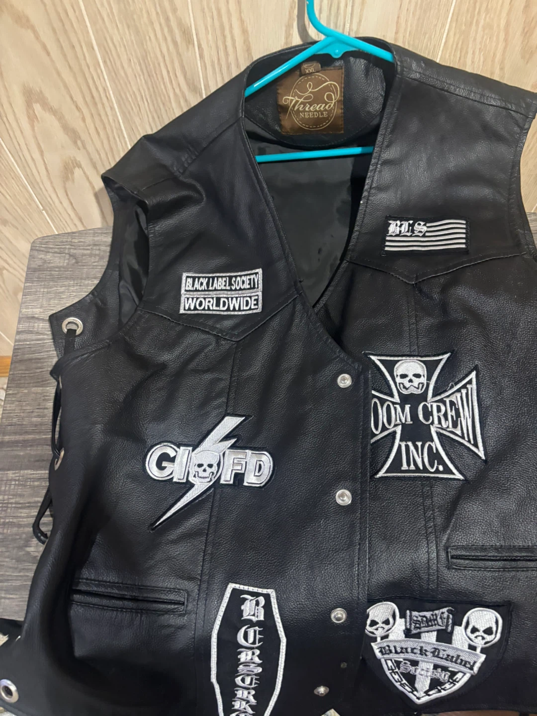 Black Label Society signed vest ZAAK,JD,FAbb - photo 5