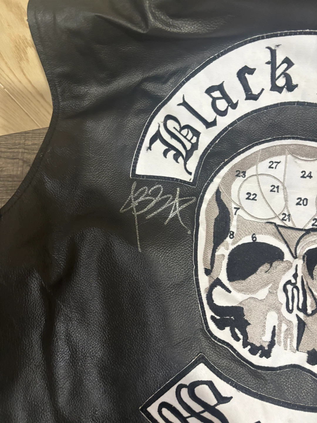 Black Label Society signed vest ZAAK,JD,FAbb - photo 4