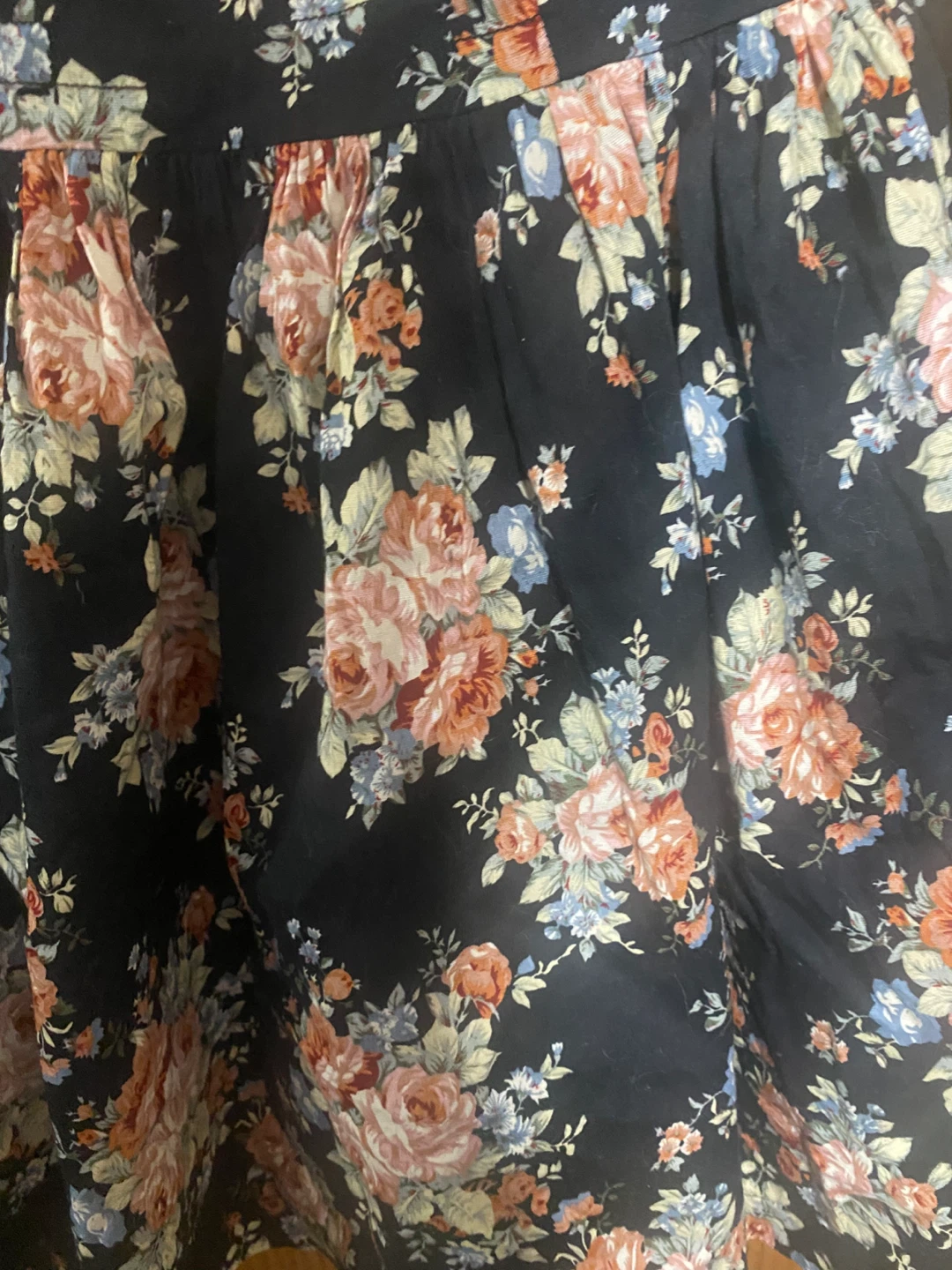 Black Floral Strapless Fit-and-Flare Dress - photo 5