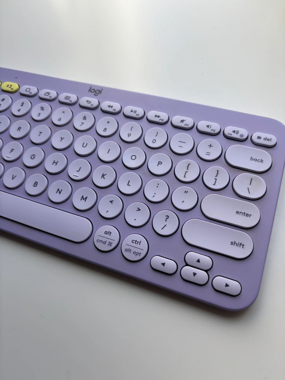 Logitech Lavender Wireless Keyboard - photo 3