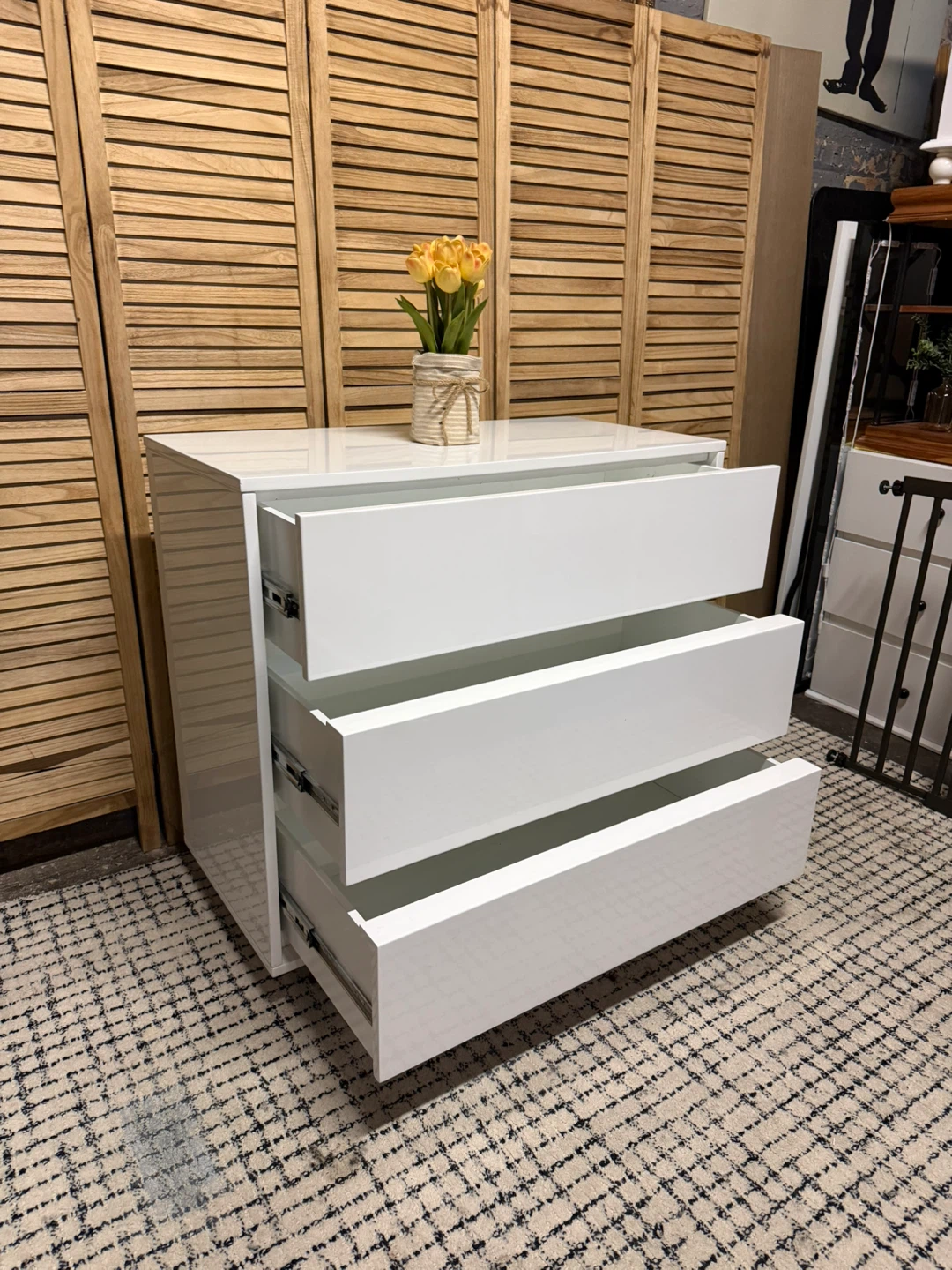 CB2 Gallery 3 Drawer Dresser - photo 4