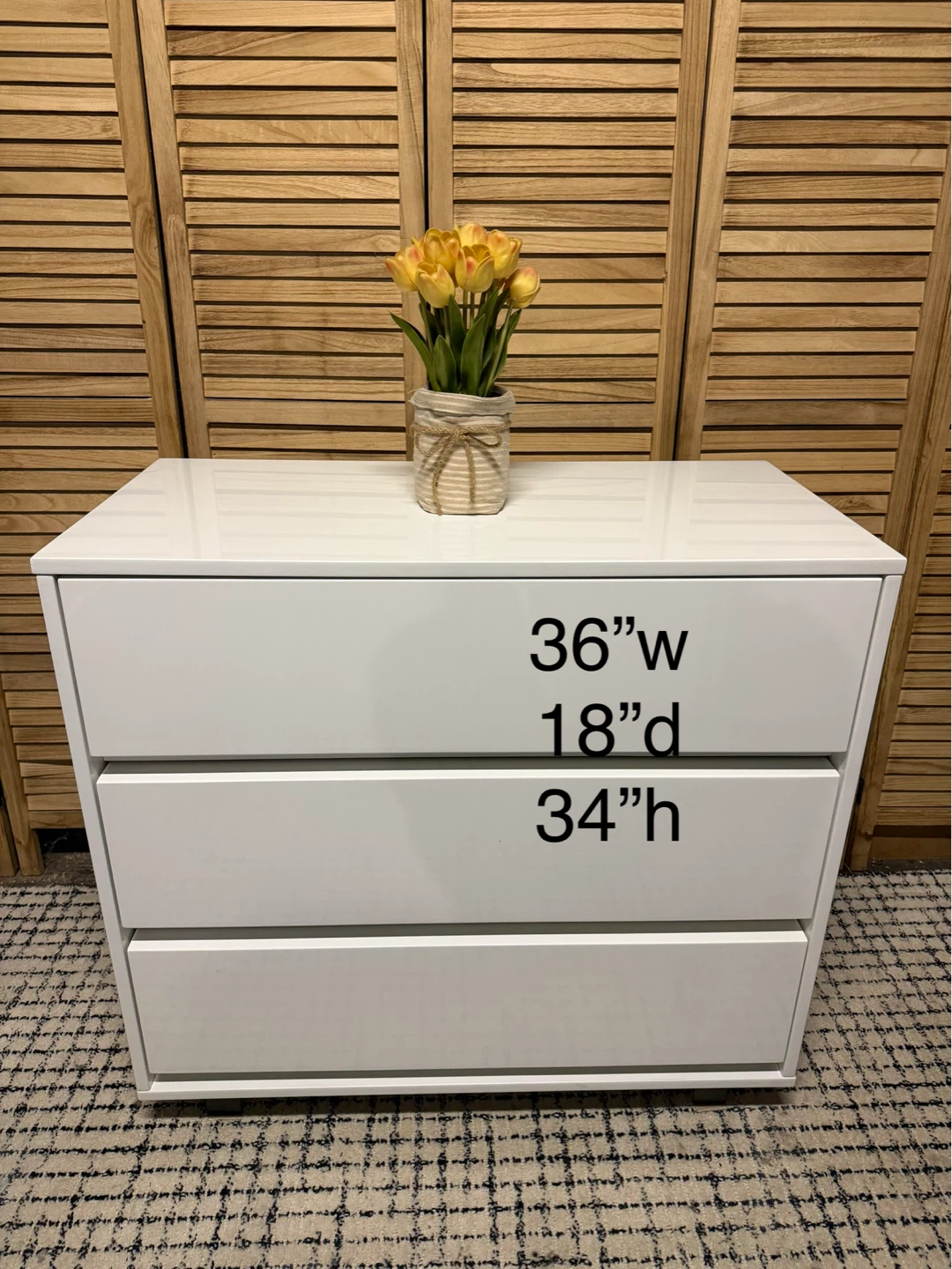 CB2 Gallery 3 Drawer Dresser - photo 5