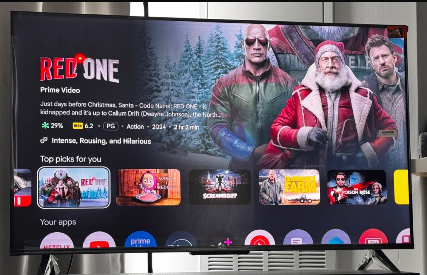 TCL 43-inch S Class 4K UHD HDR LED Smart TV