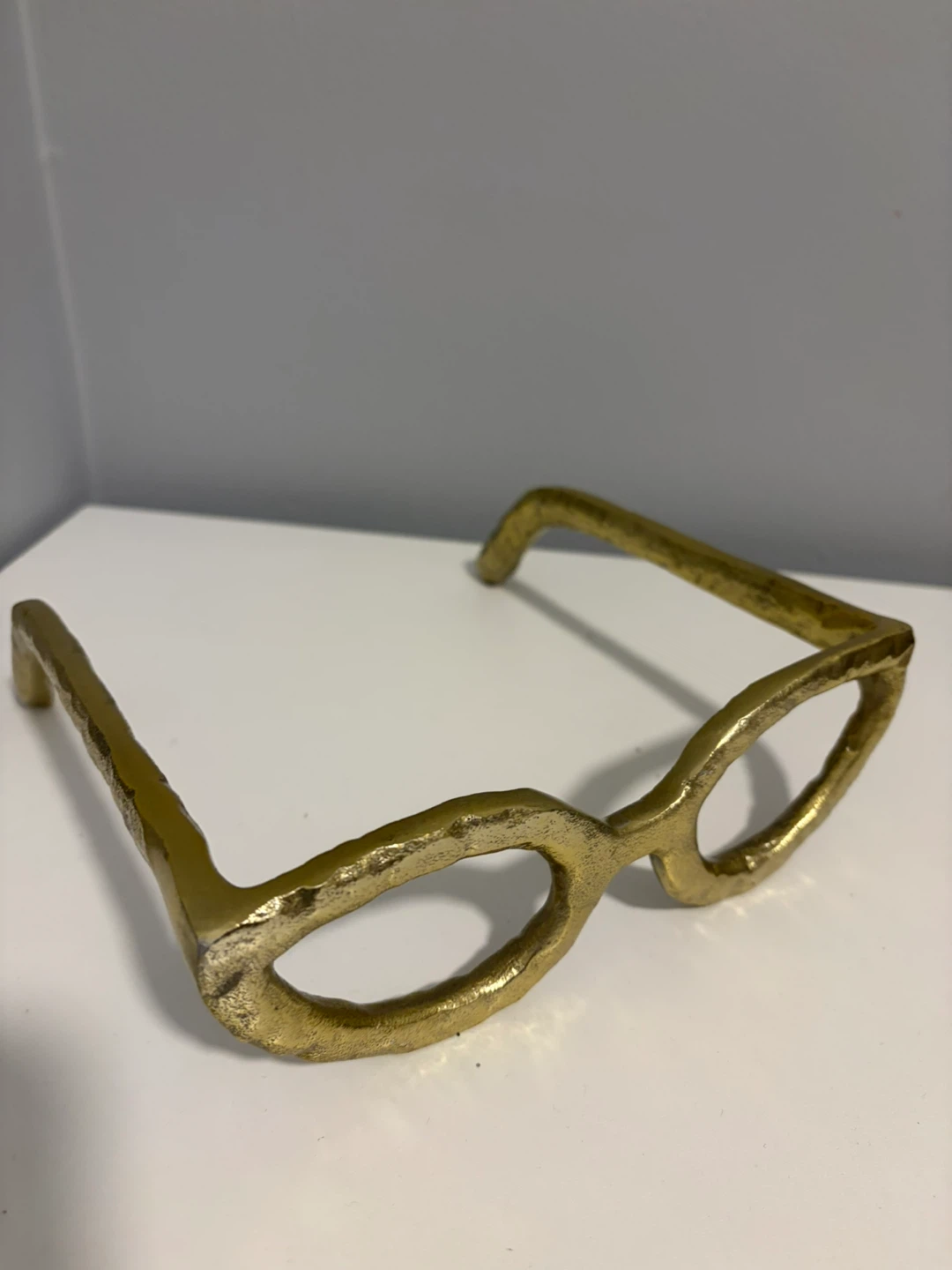 Decorative Brass Glasses Figurine - photo 3