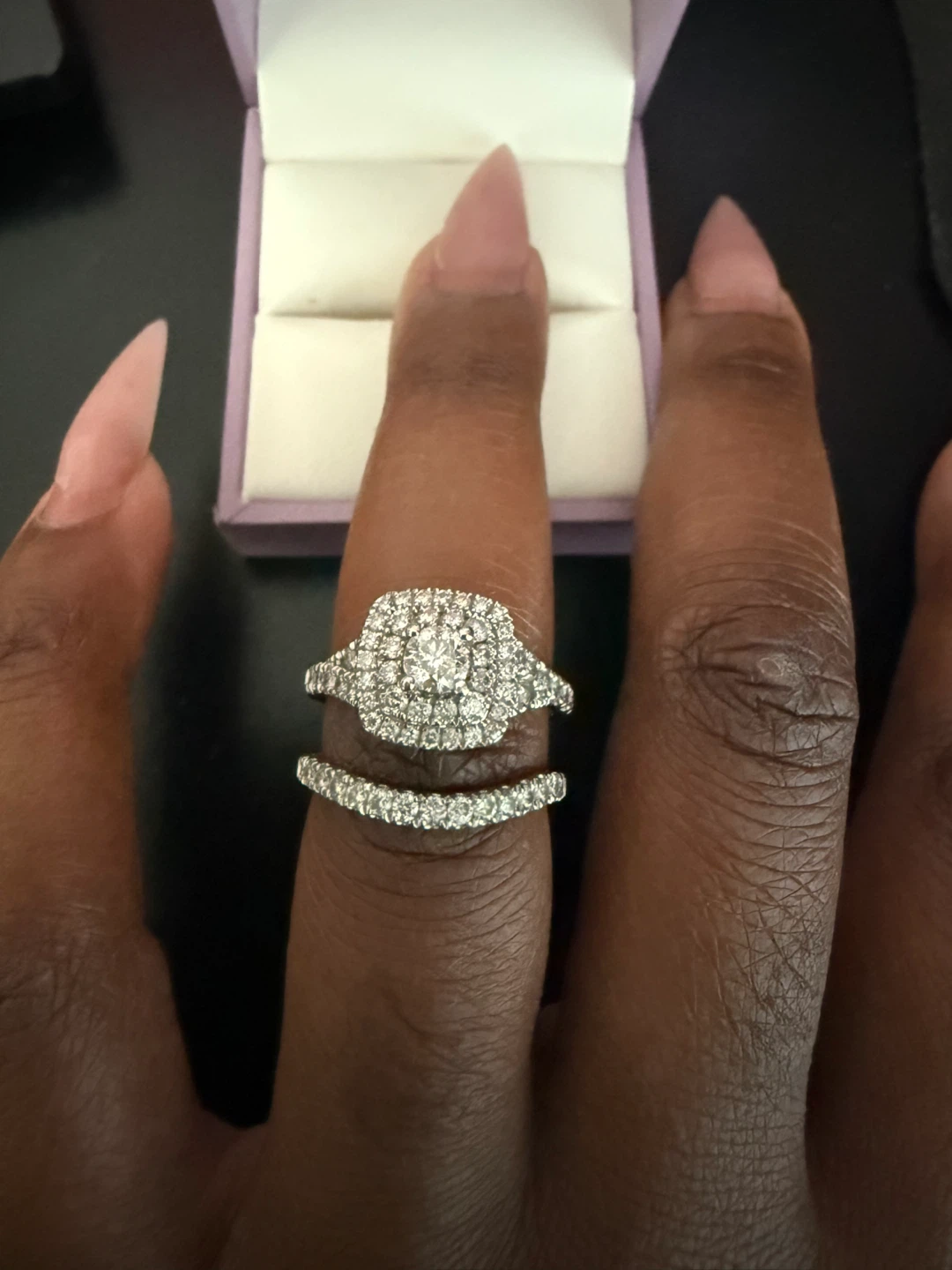 14K White Gold Diamond Bridal Set – 0.92 CT – Michael Hill
