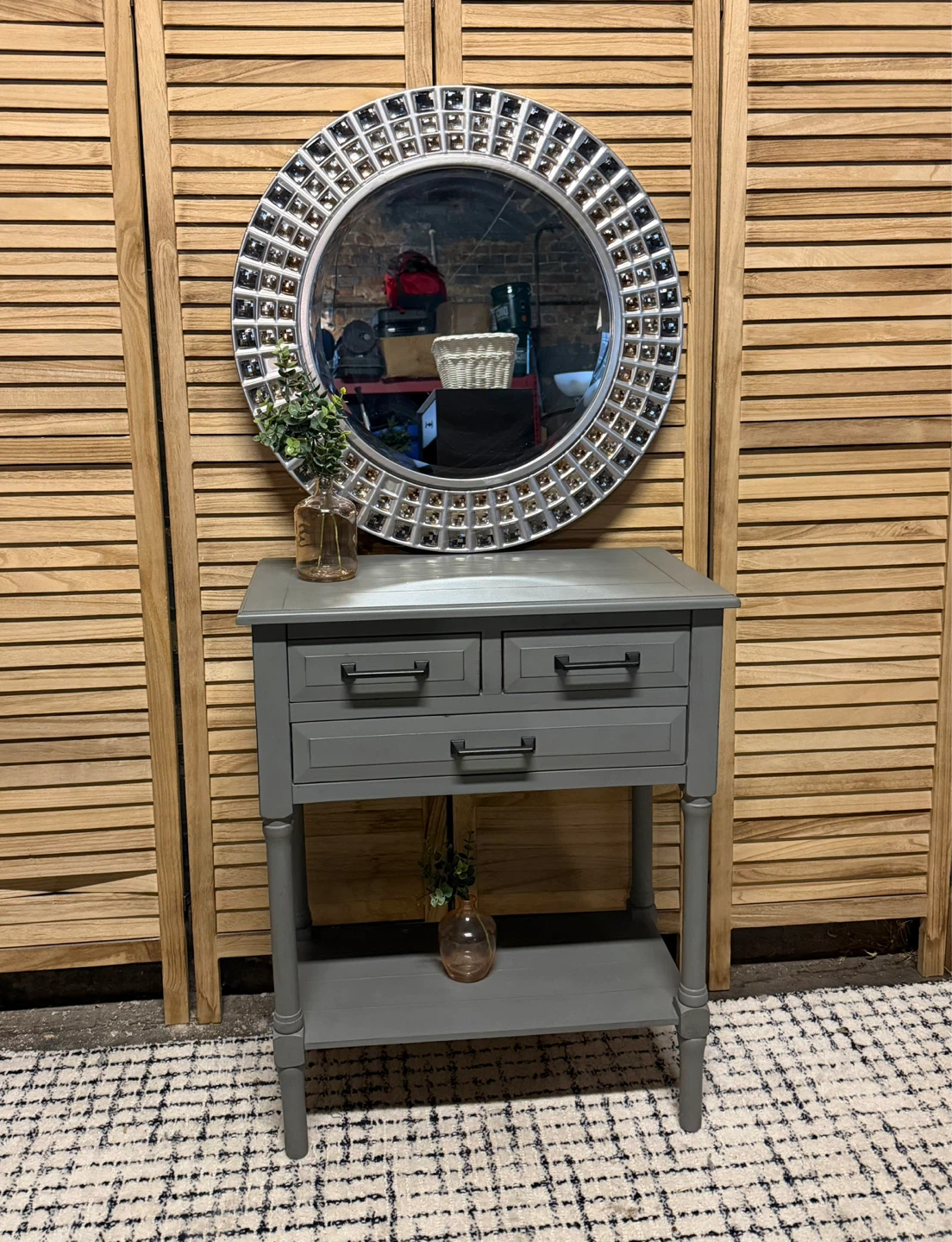 Accent Table and Decorative Mirror - photo 3