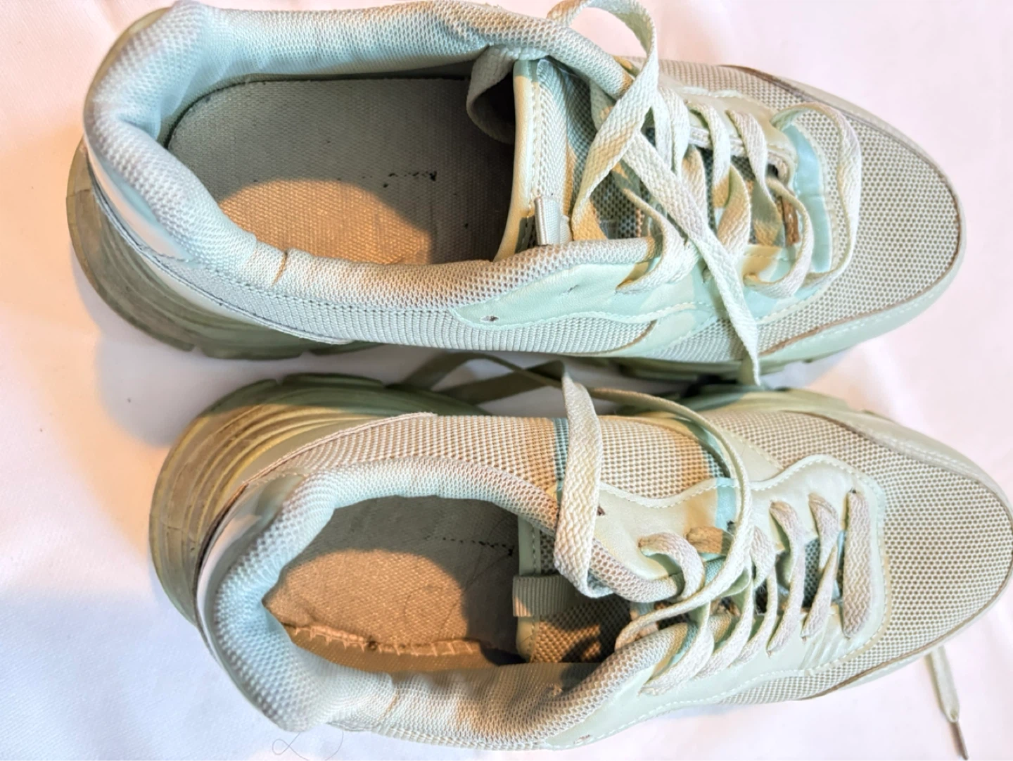 Light Green Chunky Sneakers - photo 2