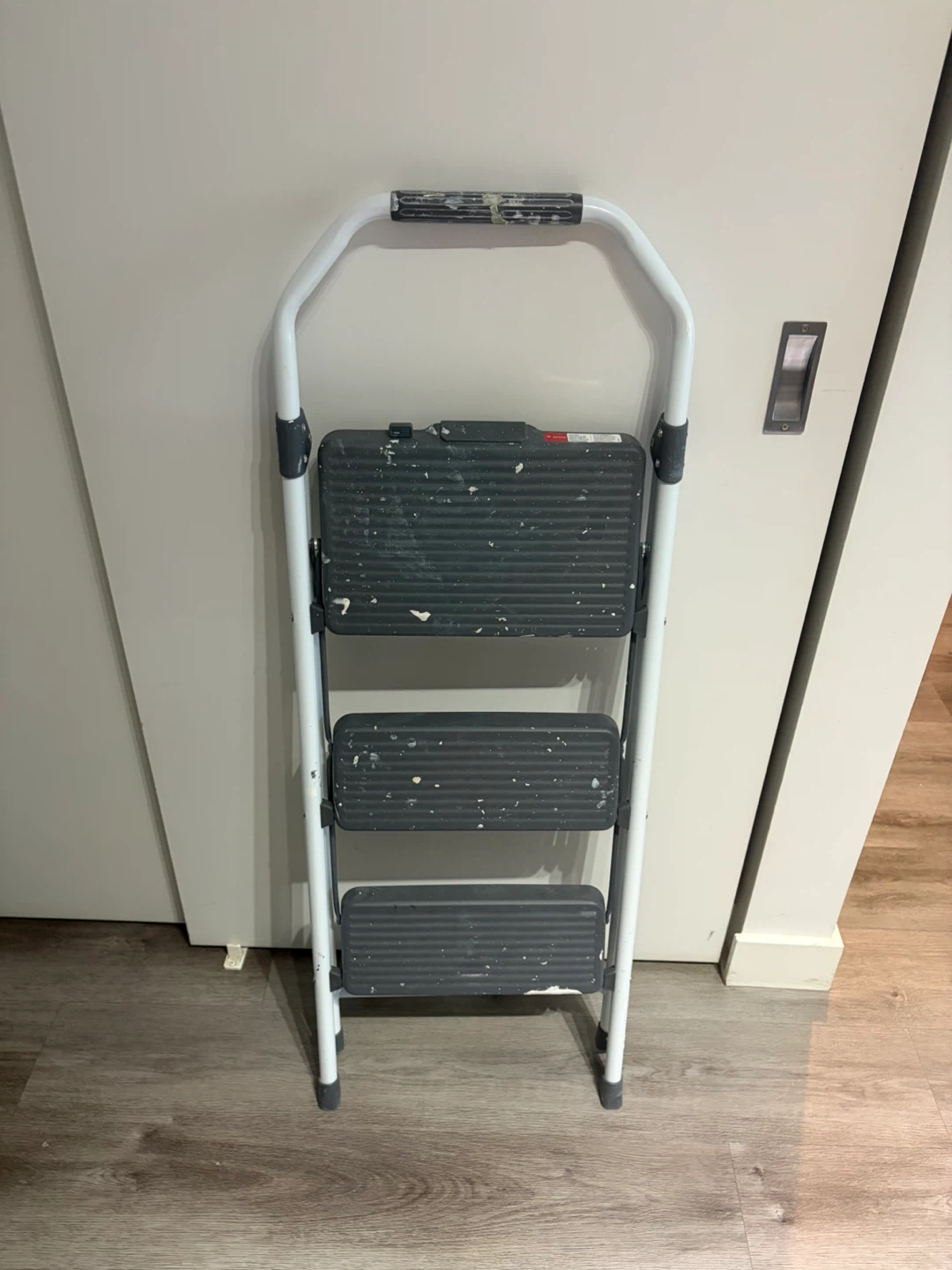 3-Step Folding Step Stool Ladder - photo 2