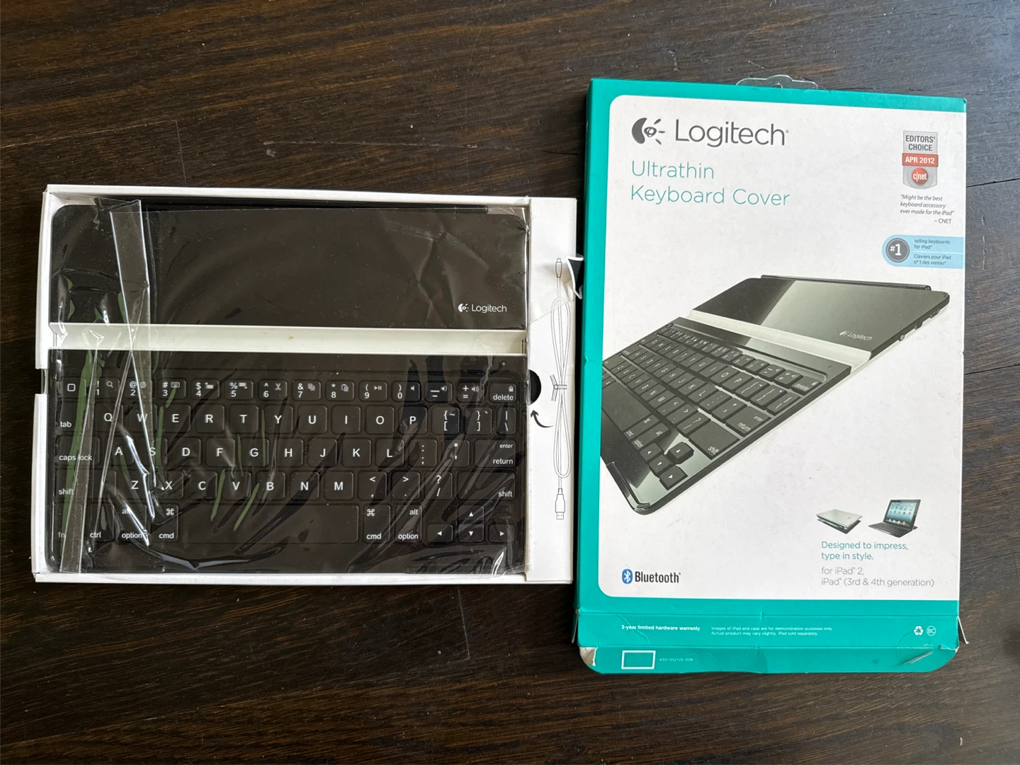 Logitech Ultrathin Keyboard Cover for iPad 2, 3rd & 4th Gen