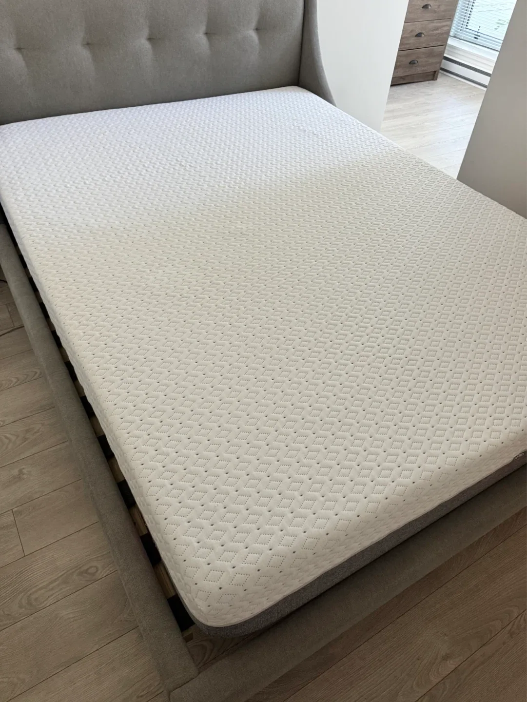 MUST GO- MOVING SALE -ENDY Mattress - Queen size, medium firm