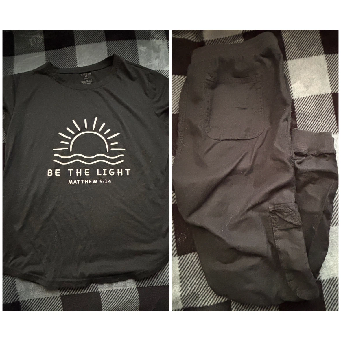 T-Shirt & Cargo Pants - *Size Women Large*