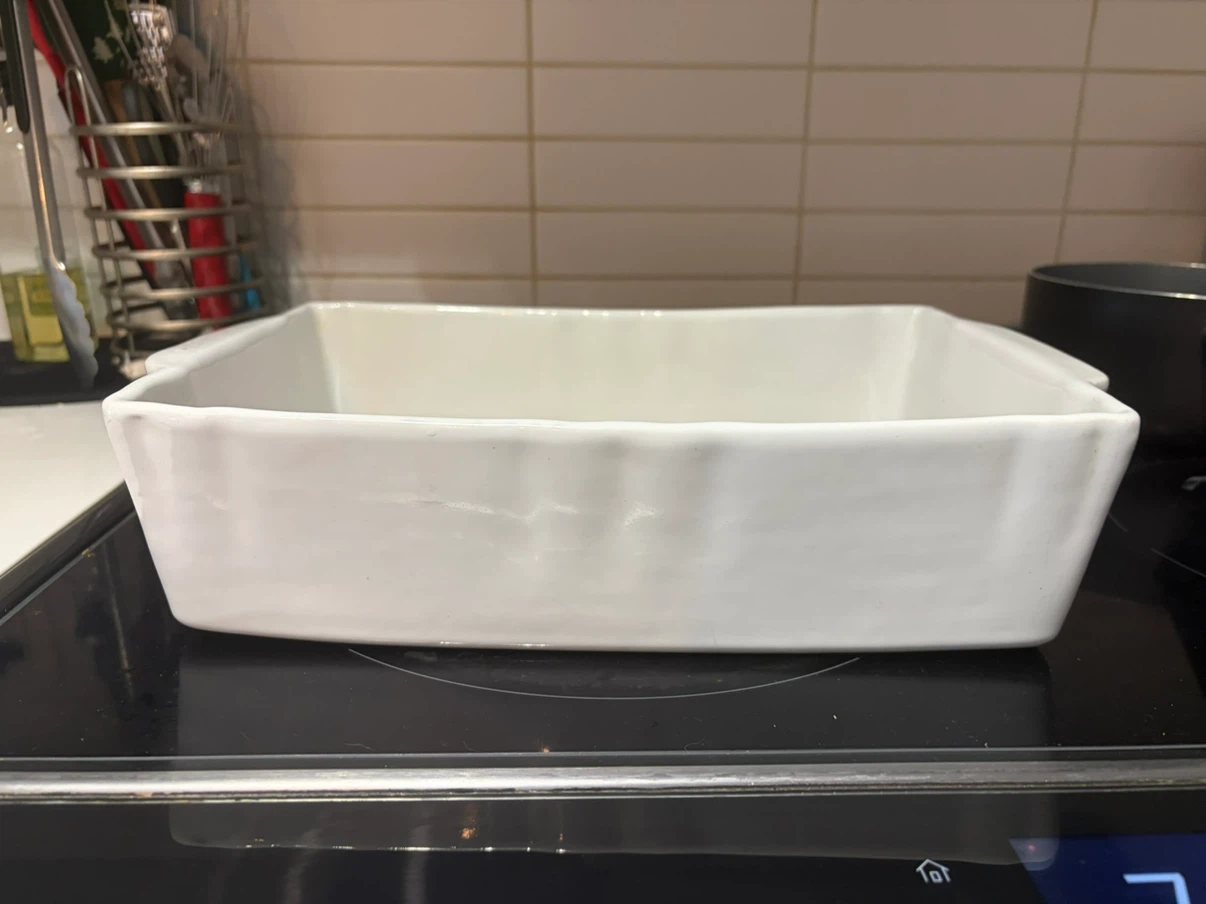 White Ceramic Baking Dish