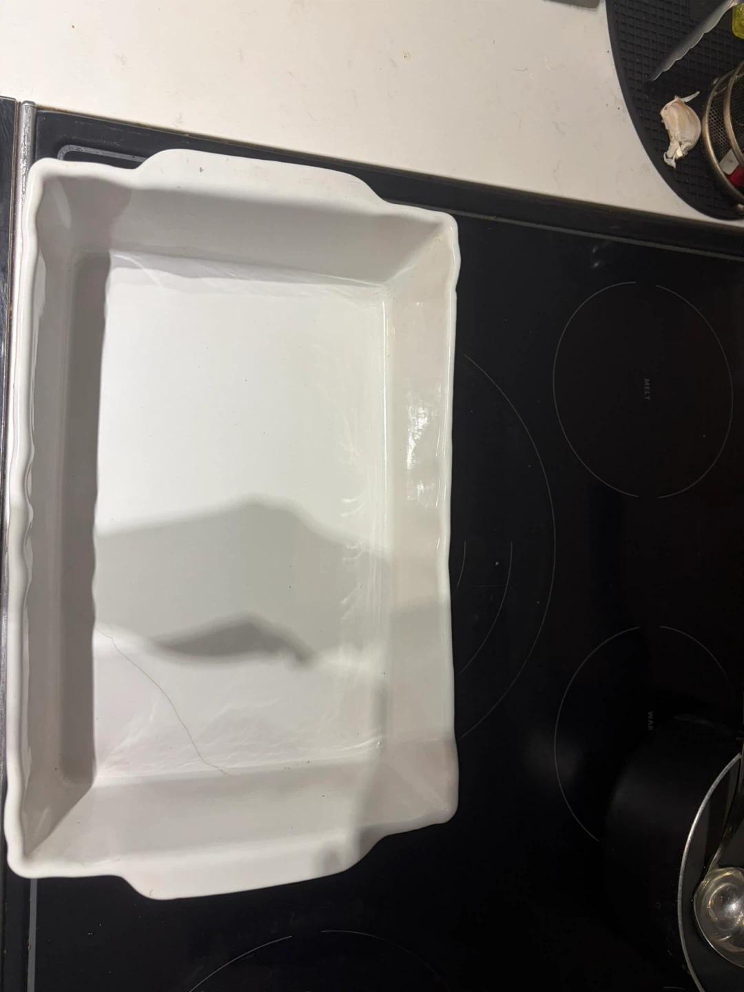 White Ceramic Baking Dish - photo 2