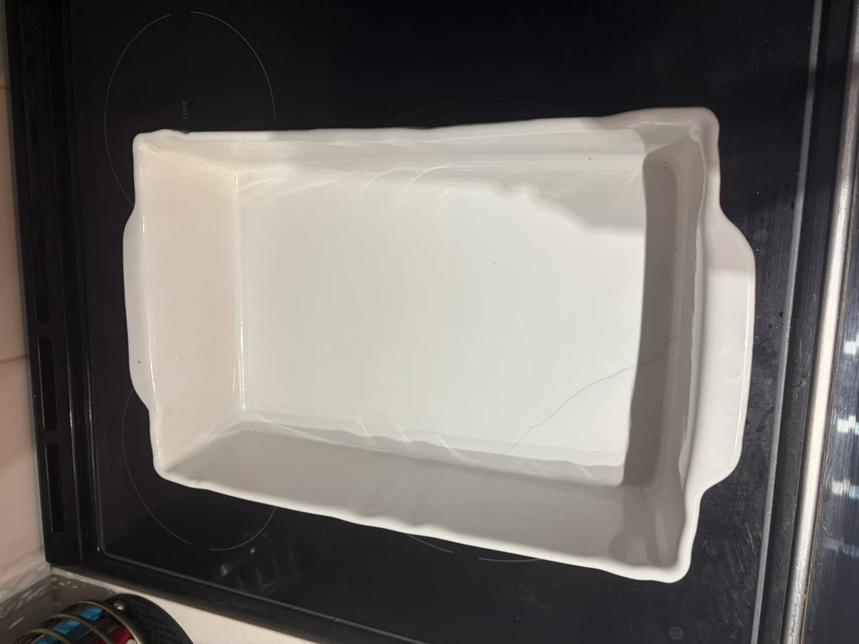 White Ceramic Baking Dish - photo 3
