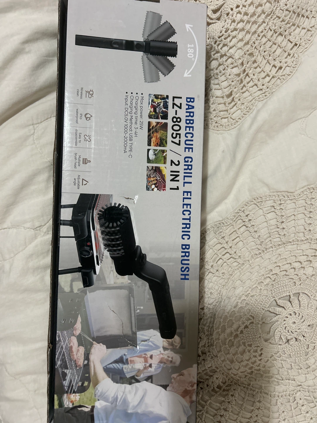 Electric Barbecue Grill Brush - photo 2