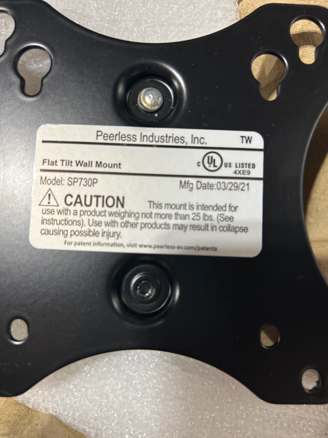 Peerless-AV SMARTMOUNT Pivoting TV Wall Mount SP730P - photo 4