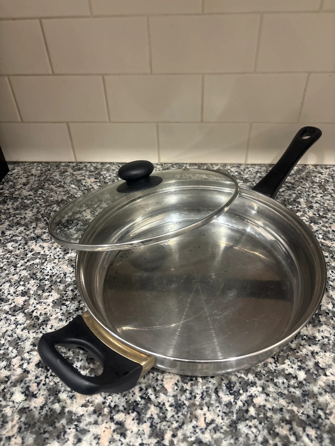 SilverStone Stainless Steel Frying Pan with Lid