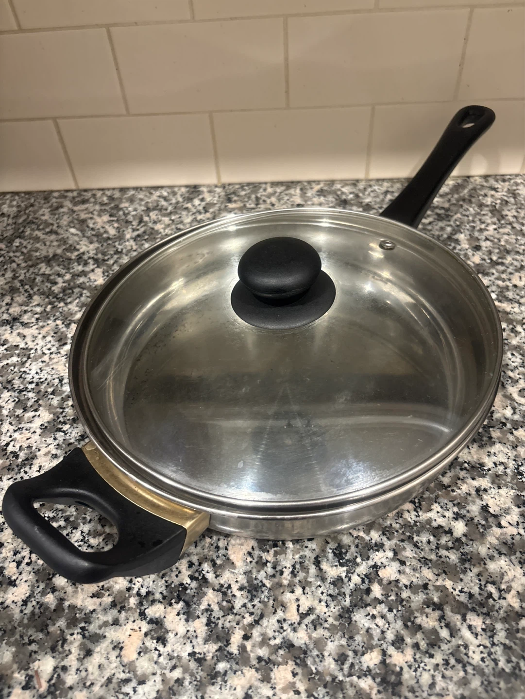 SilverStone Stainless Steel Frying Pan with Lid - photo 2