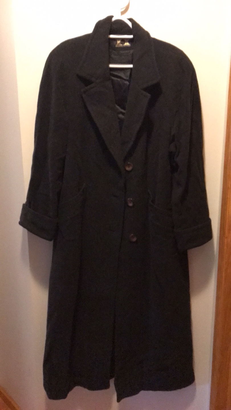 Ladies wool Black Coat