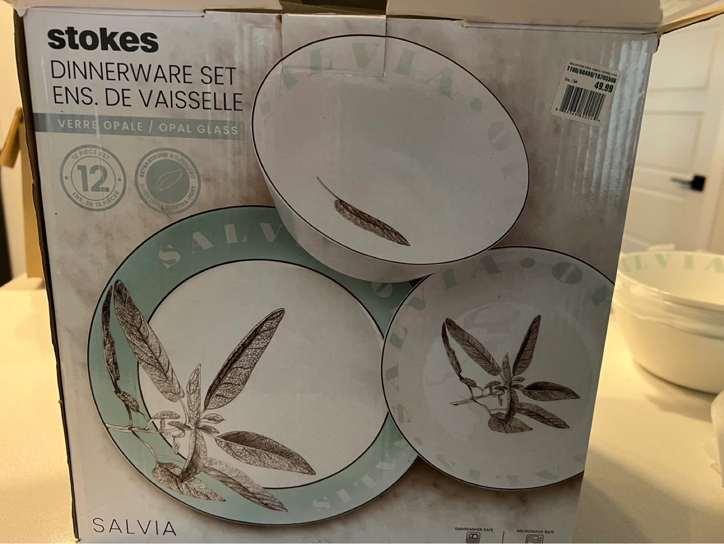 Stokes Salvia Dinnerware Set - 12 Piece