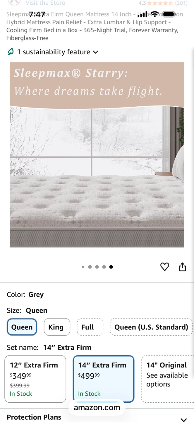 Queen Size Extra Firm Mattress