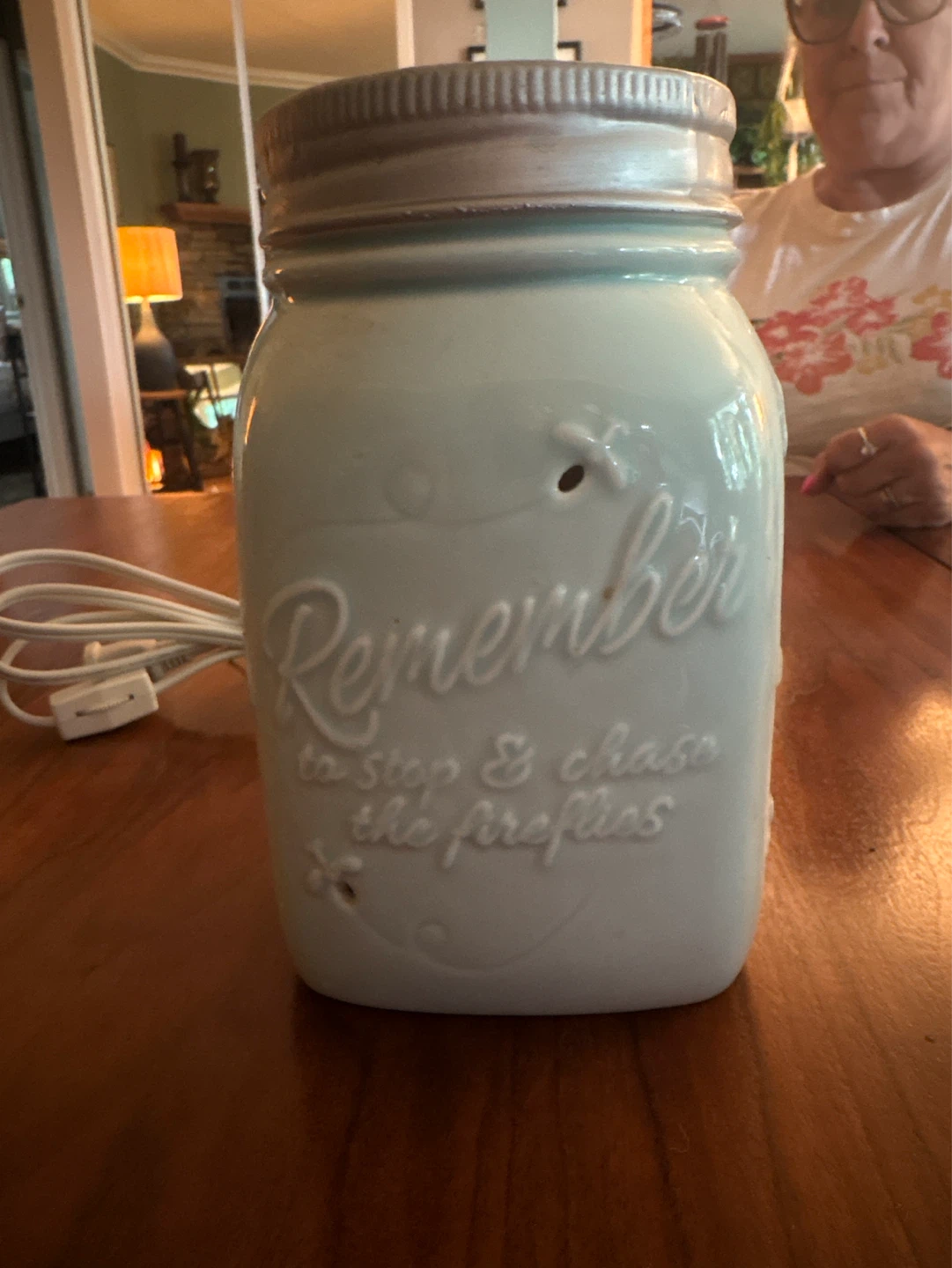 Scentsy "Remember to Stop & Chase the Fireflies" Wax Warmer