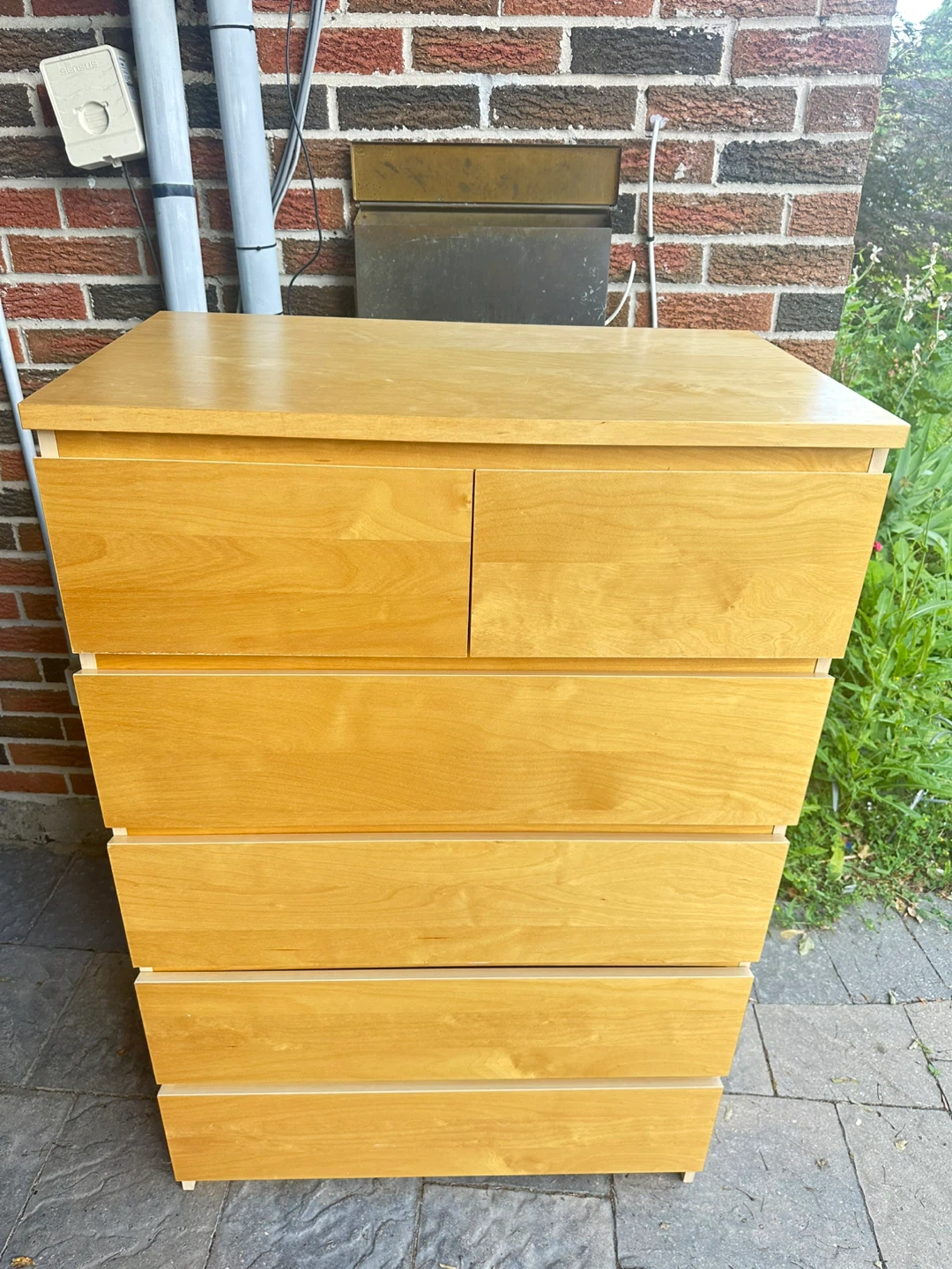 Wooden 6-Drawer Dresser - photo 2