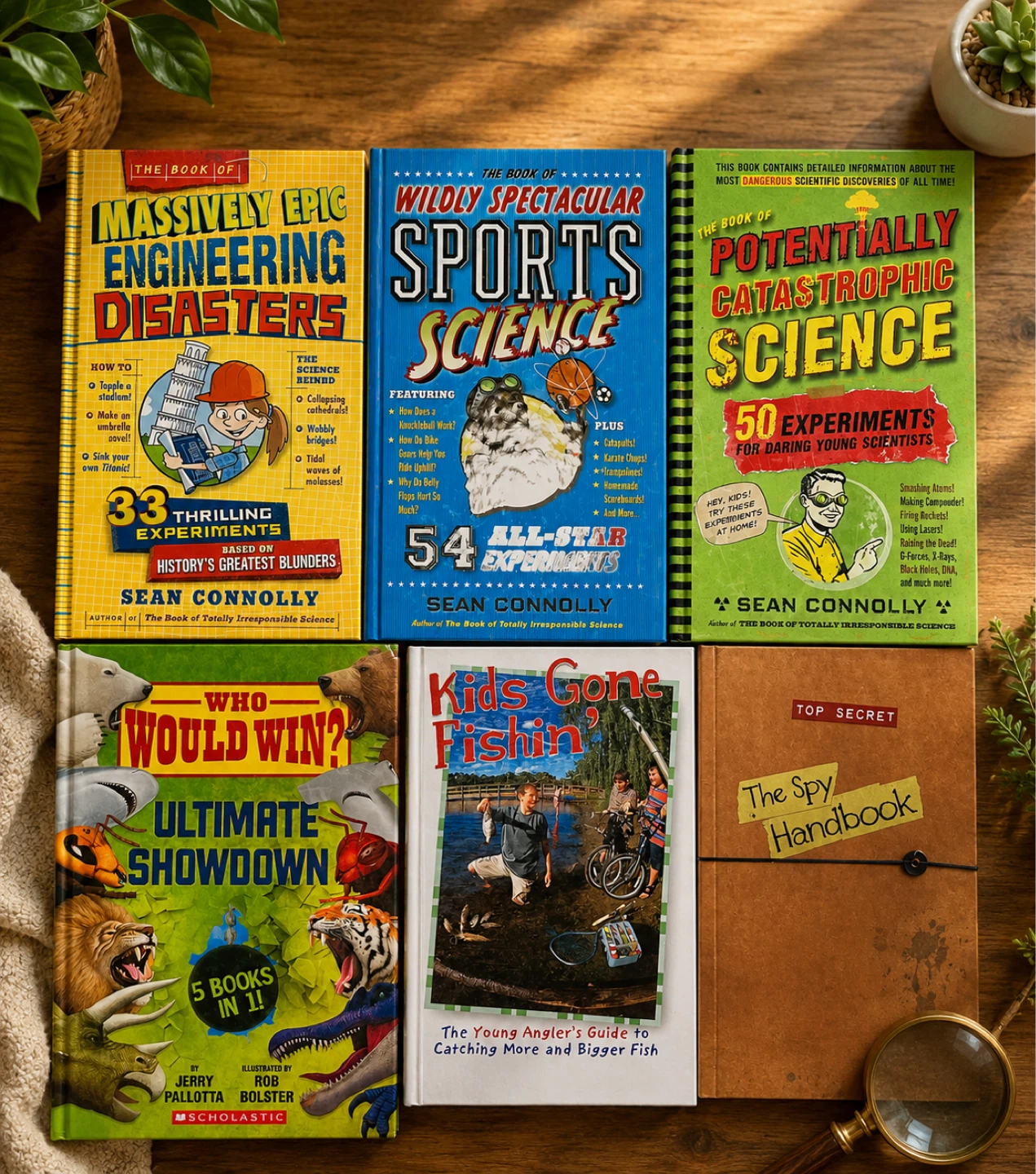 Kids Educational Book Bundle – Science, Sports