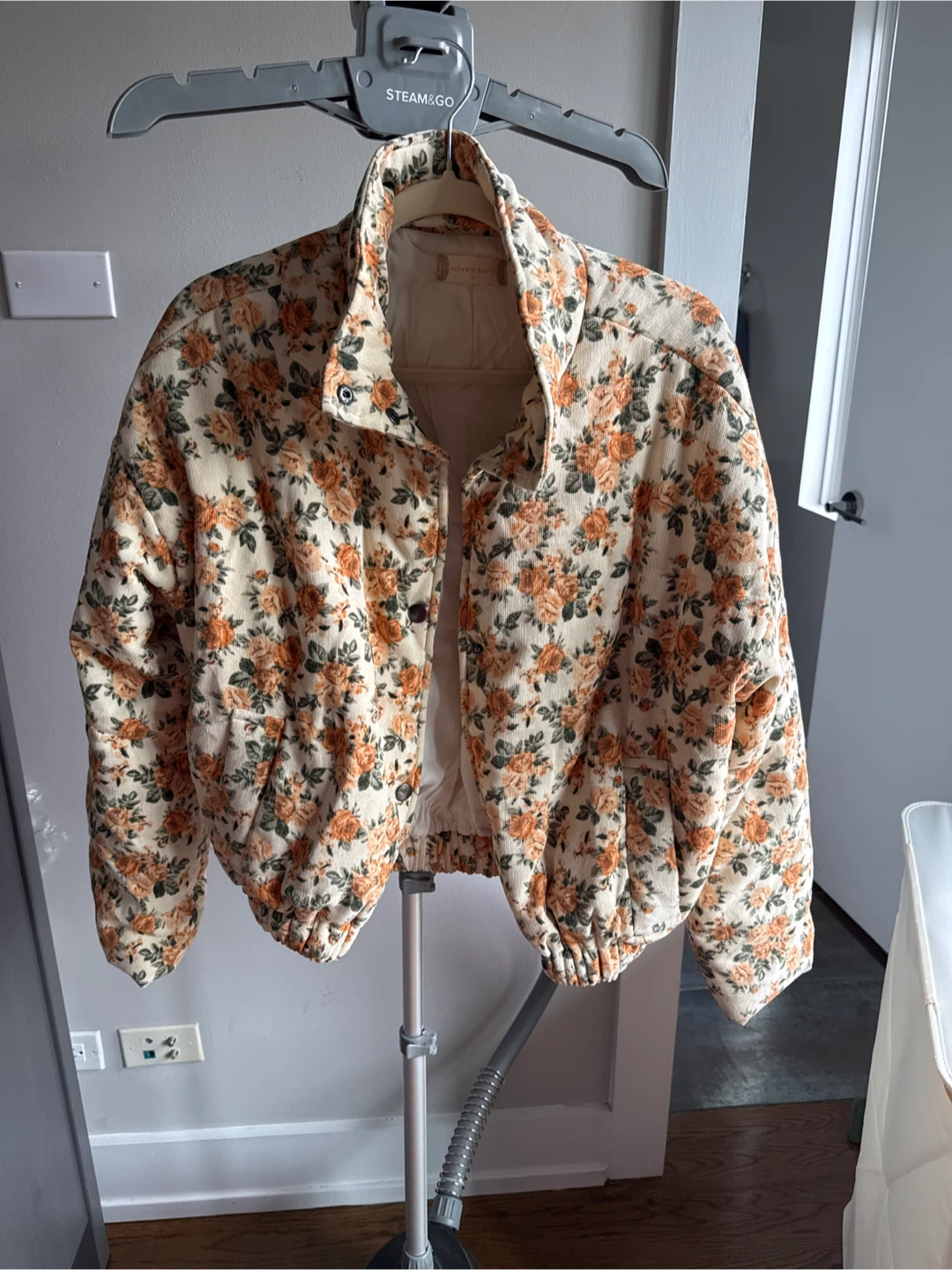 Floral Puffer Jacket
