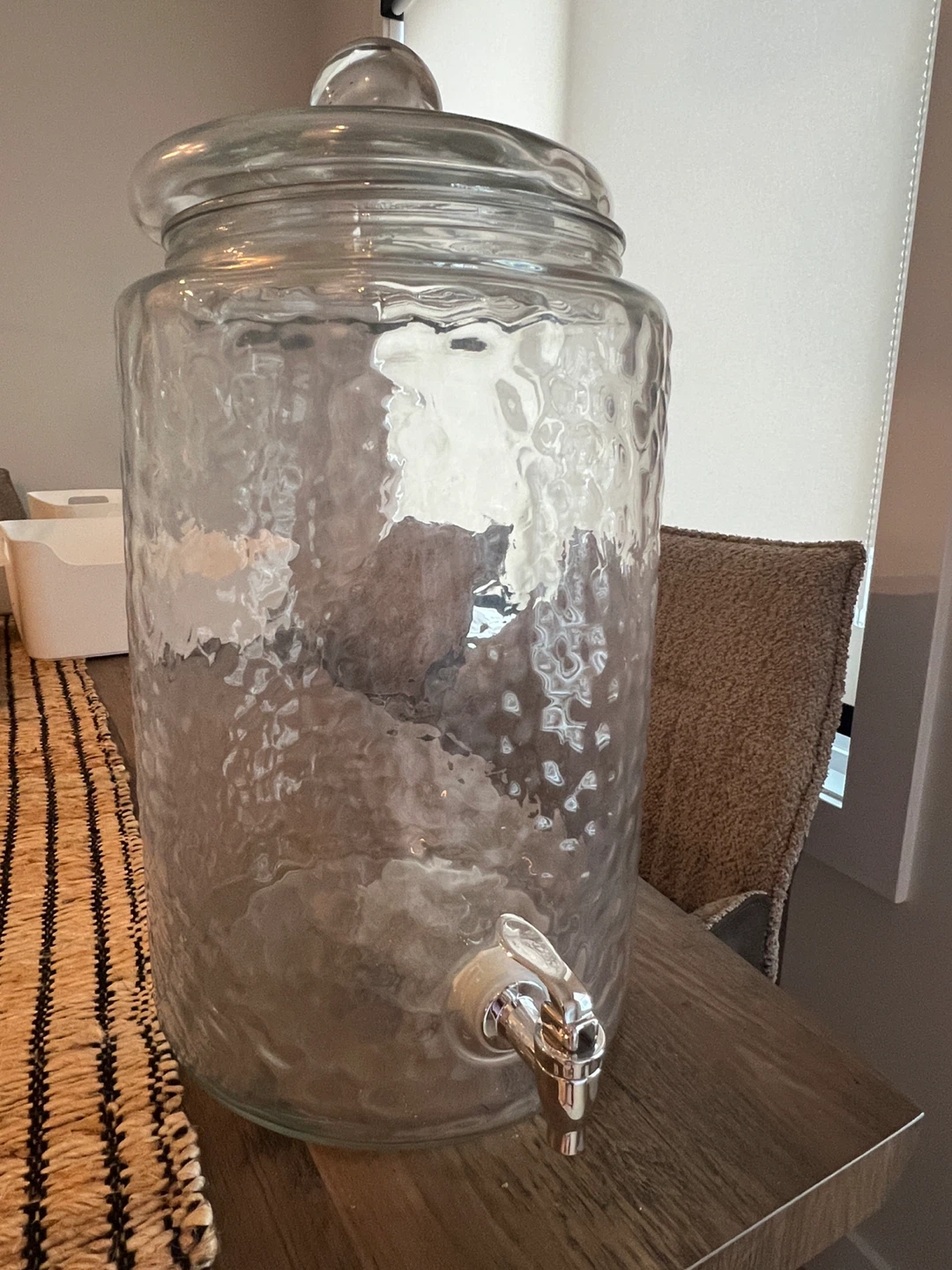 Glass Beverage Dispenser with Spigot
