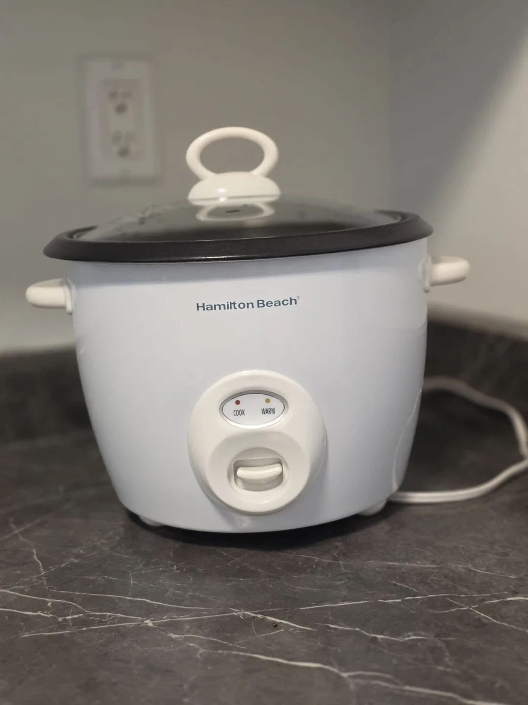 Hamilton Beach Large White Rice Cooker