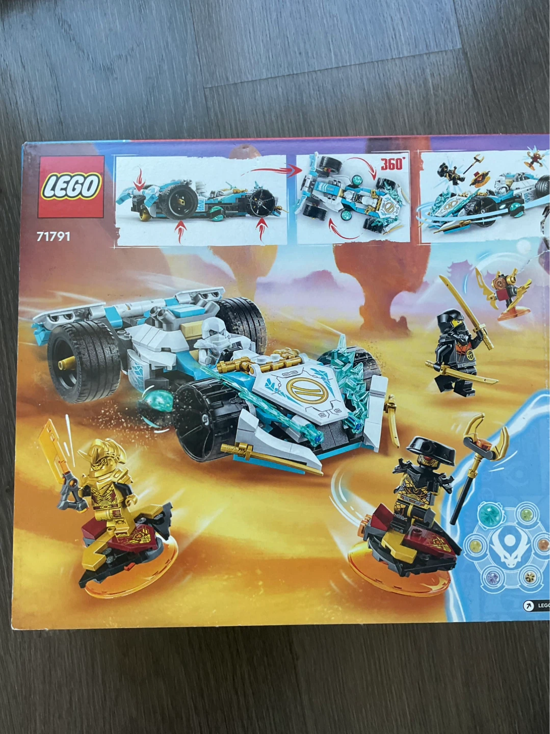 LEGO Ninjago 71791 Zane's Dragon Power Spinjitzu Race Car