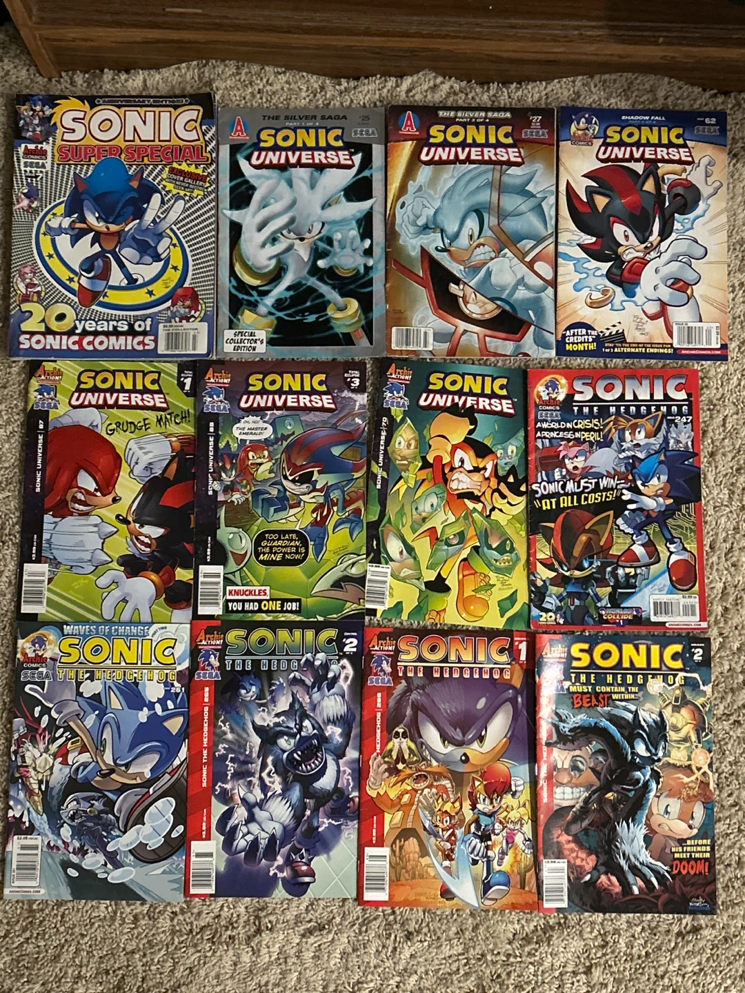 Sonic the Hedgehog - comics and books