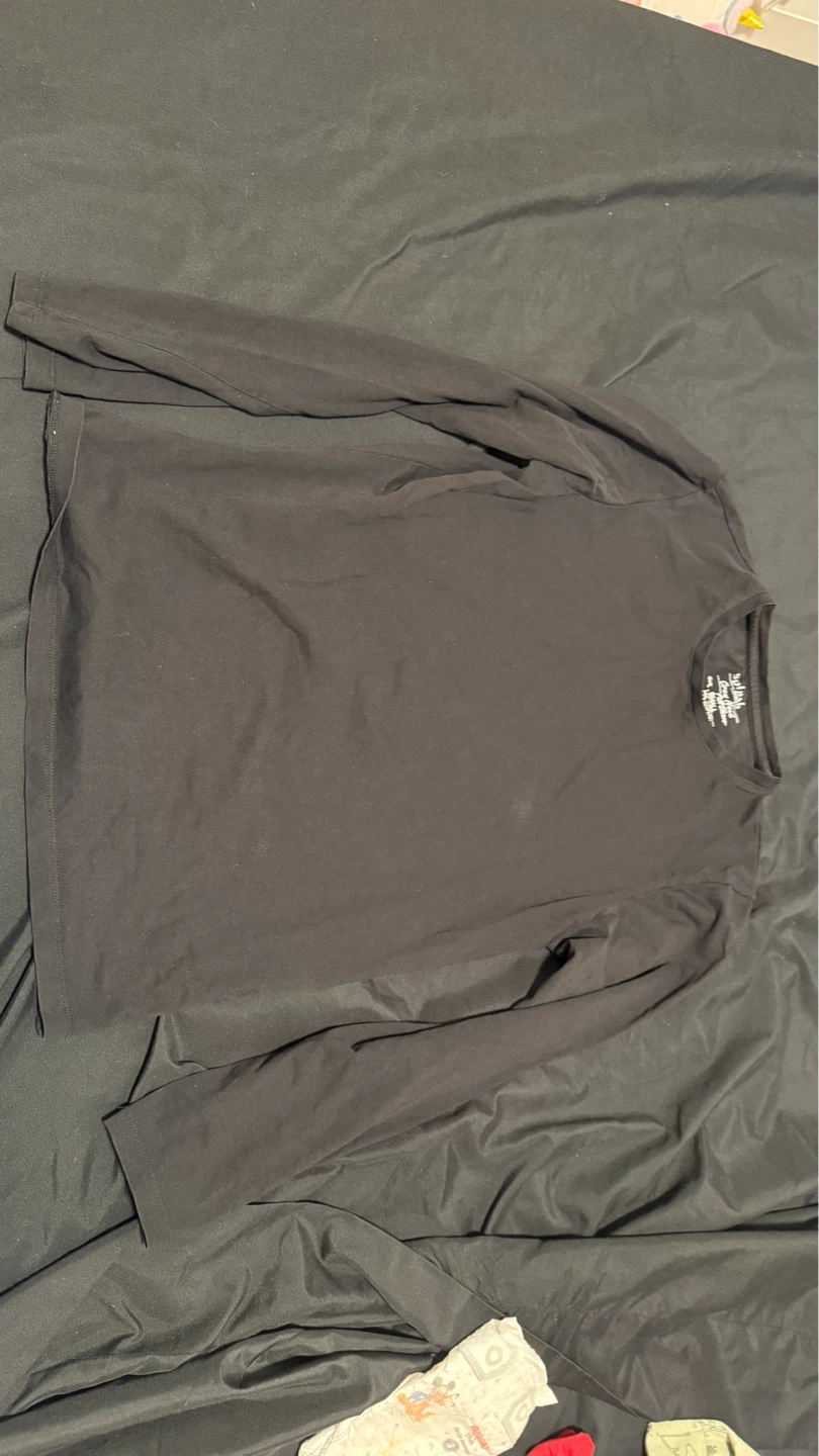 Black Long Sleeve Shirt ⚽ - photo 2