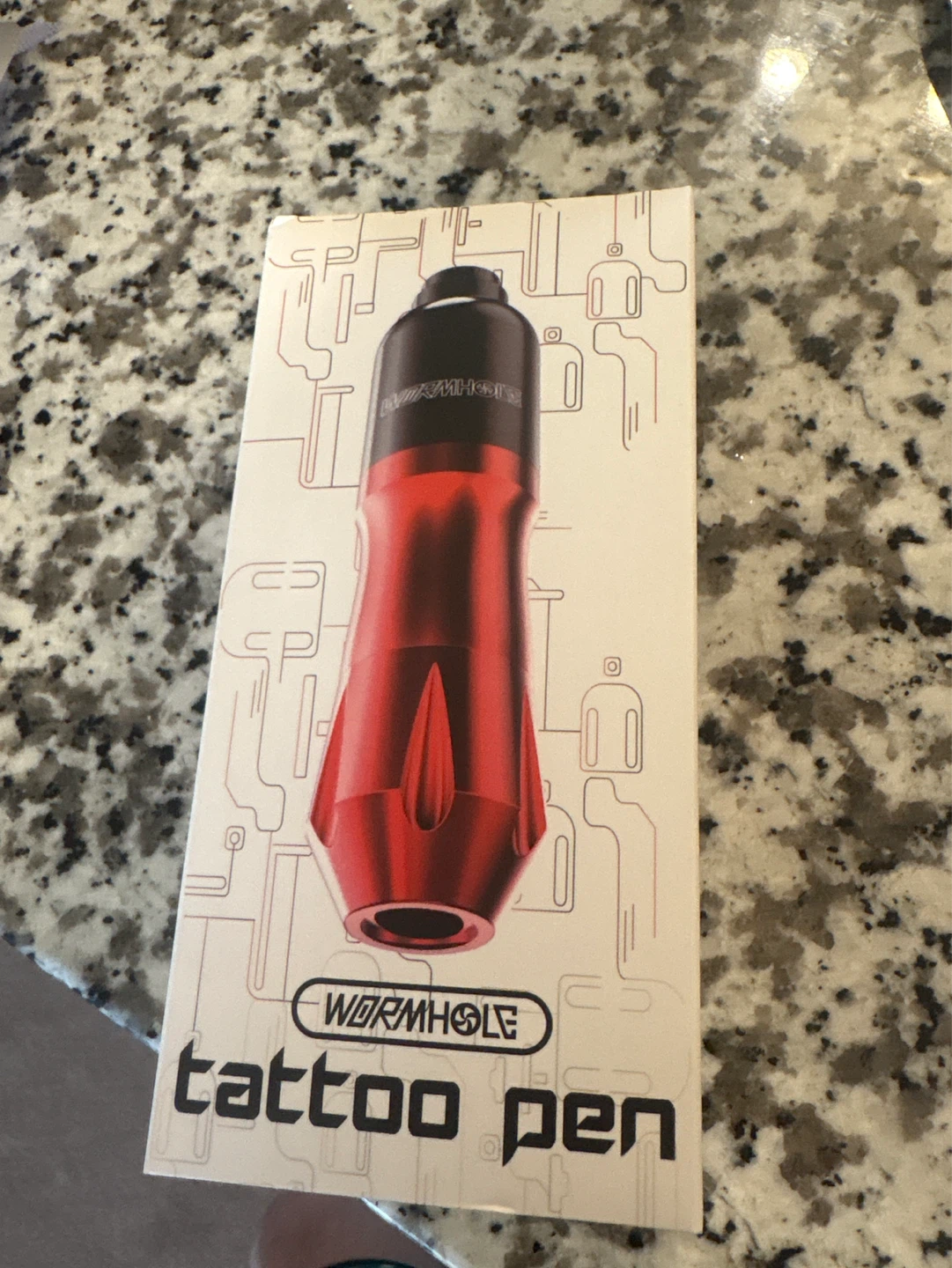 Wormhole Tattoo Pen Red
