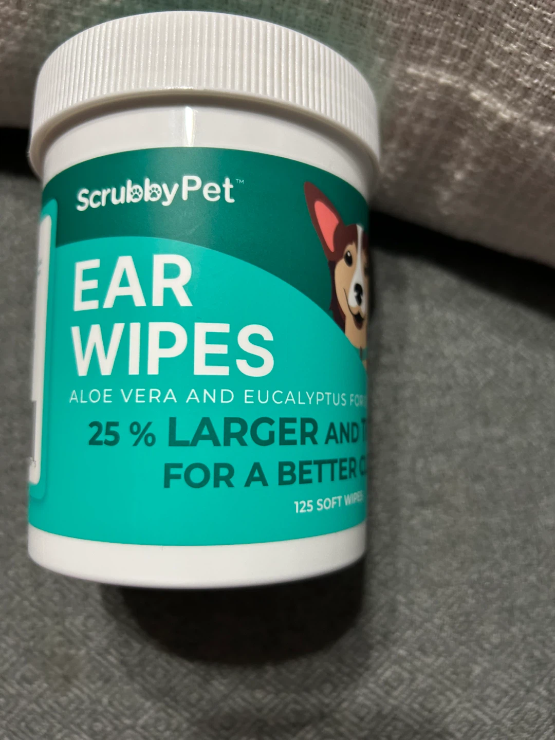 ScrubbyPet Ear Wipes for Dogs - Aloe Vera & Eucalyptus