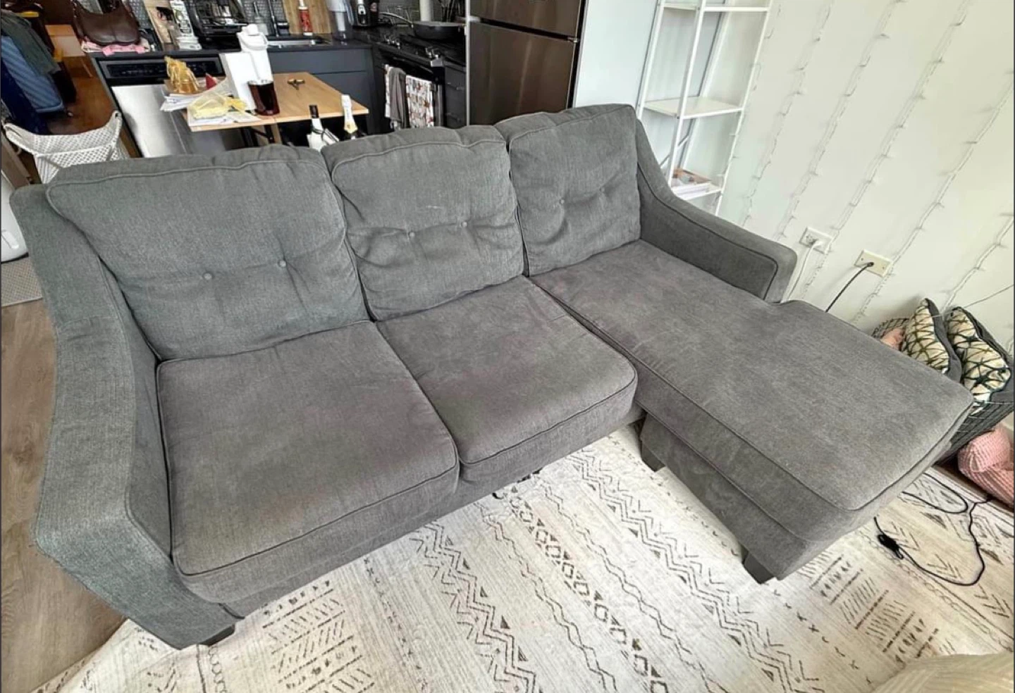 Gray Sectional Sofa