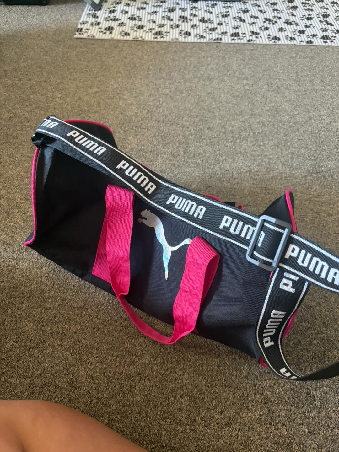Puma Duffle Bag - Black and Pink - photo 3