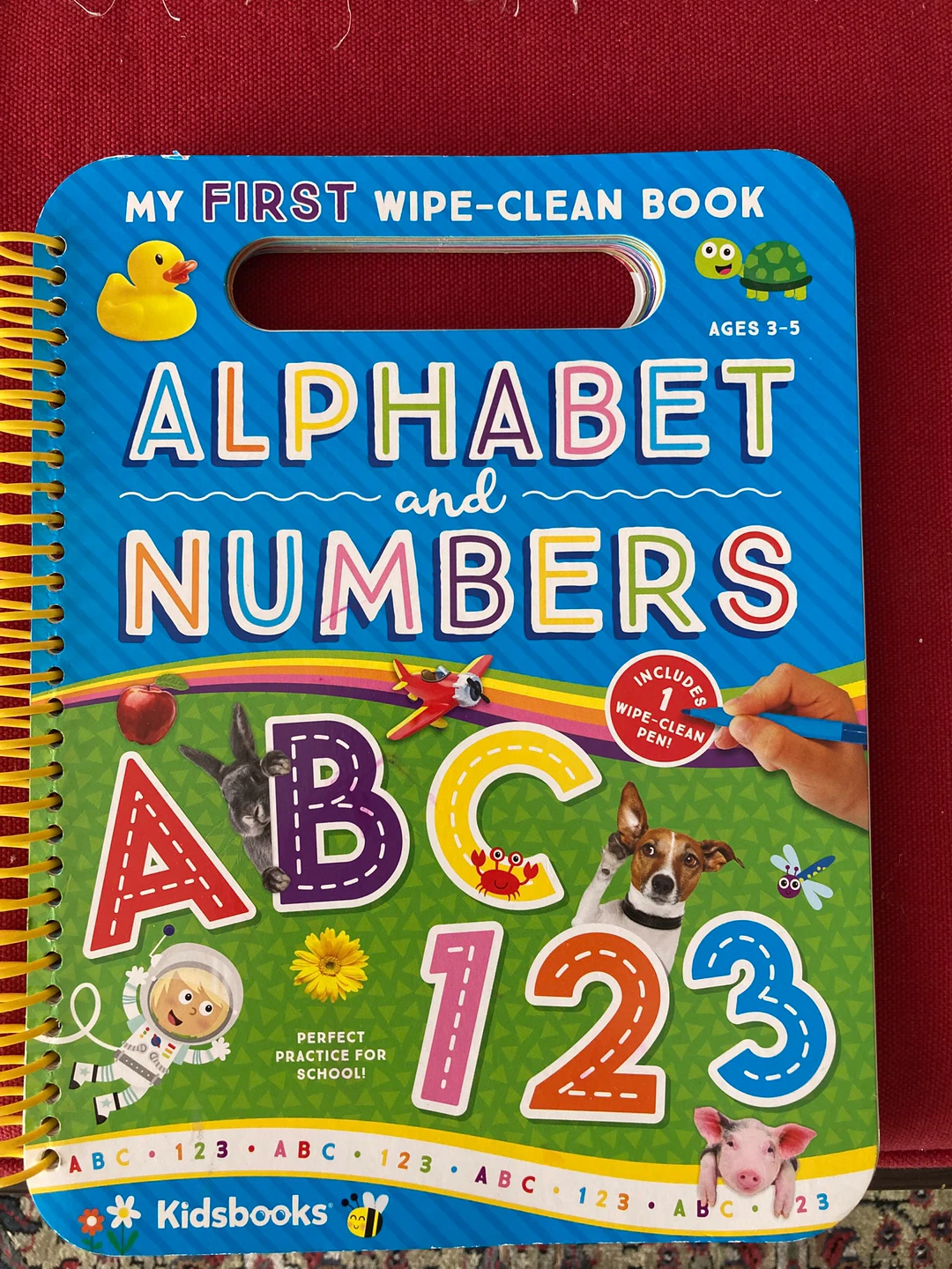 Kidsbooks My First Wipe-Clean Book Alphabet and Numbers