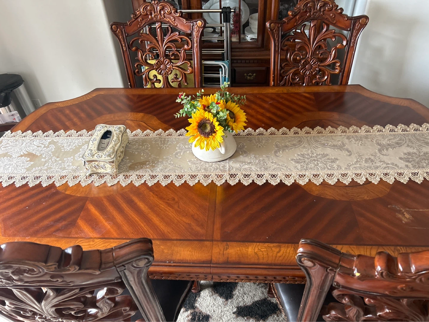 Wooden Dining Table Set - photo 2