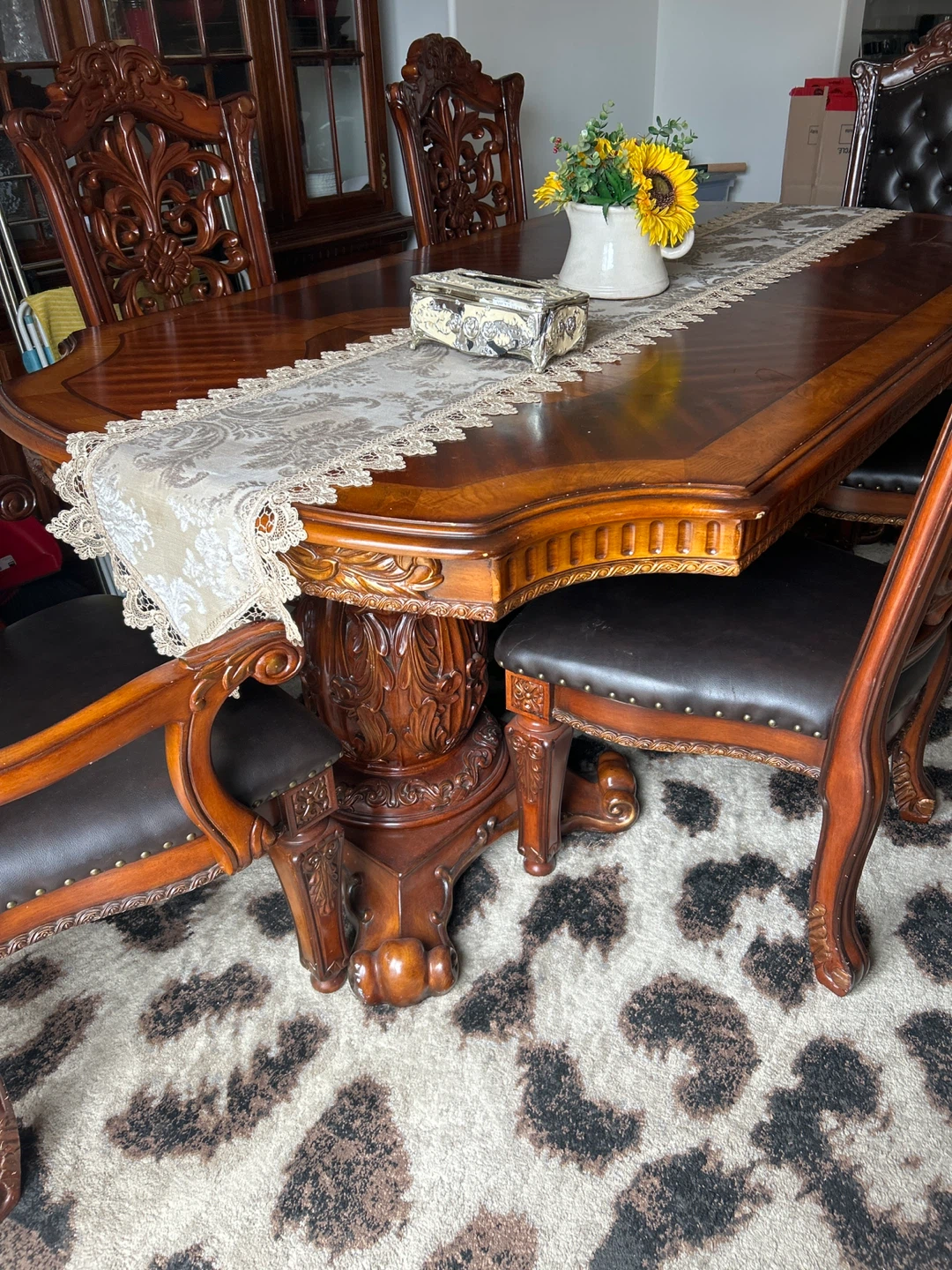 Wooden Dining Table Set - photo 3