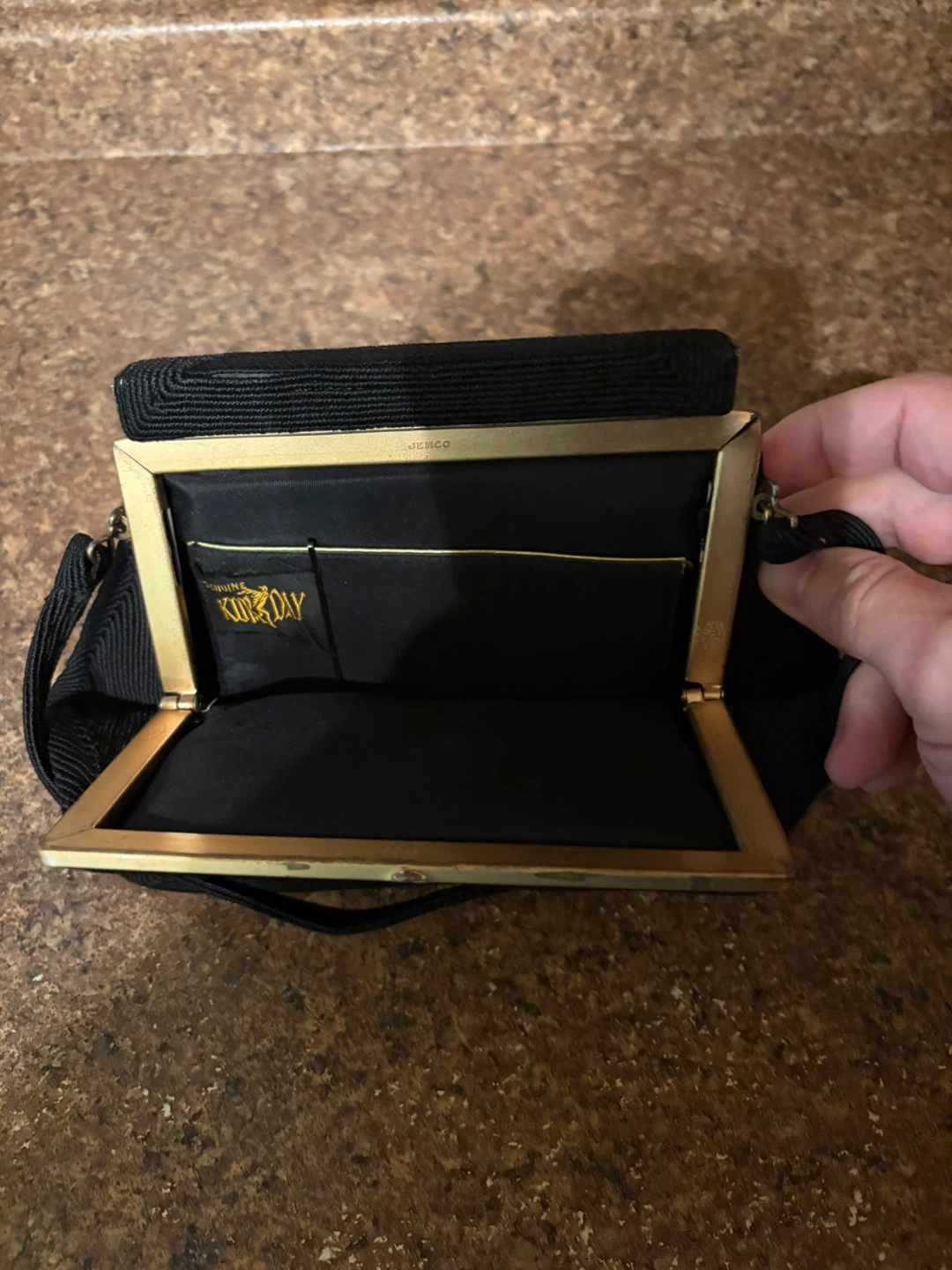 Korsday Black Evening Clutch Handbag - photo 2