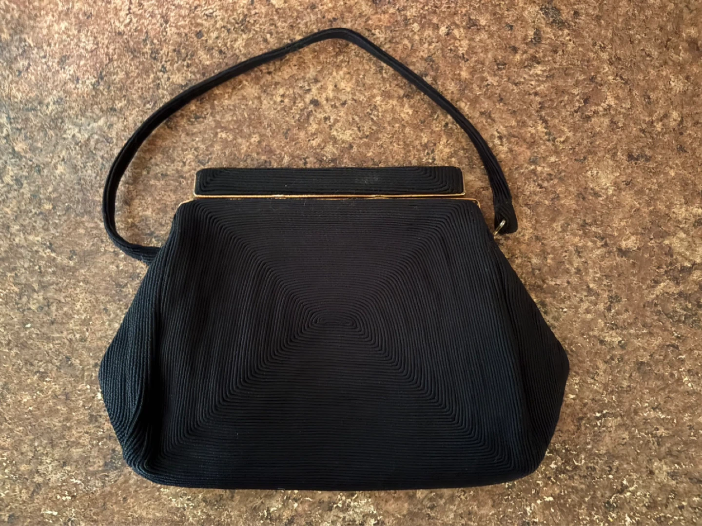 Korsday Black Evening Clutch Handbag
